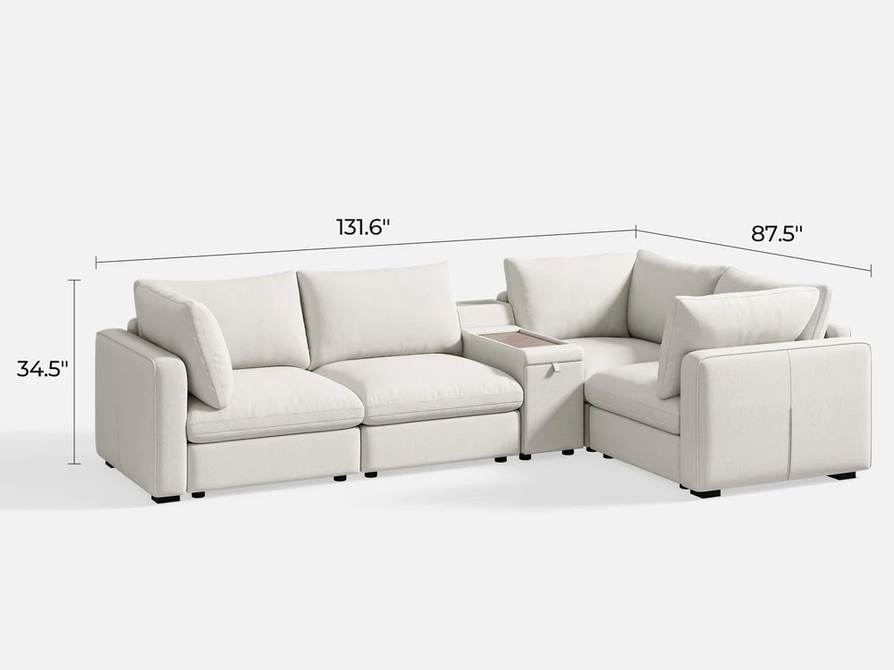 RUBIK V 3 Seats with Corner & Console
