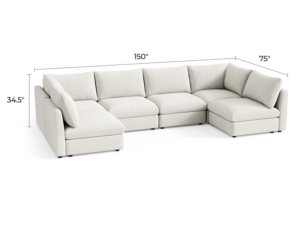 RUBIK V 4 Seats with 2 Corners