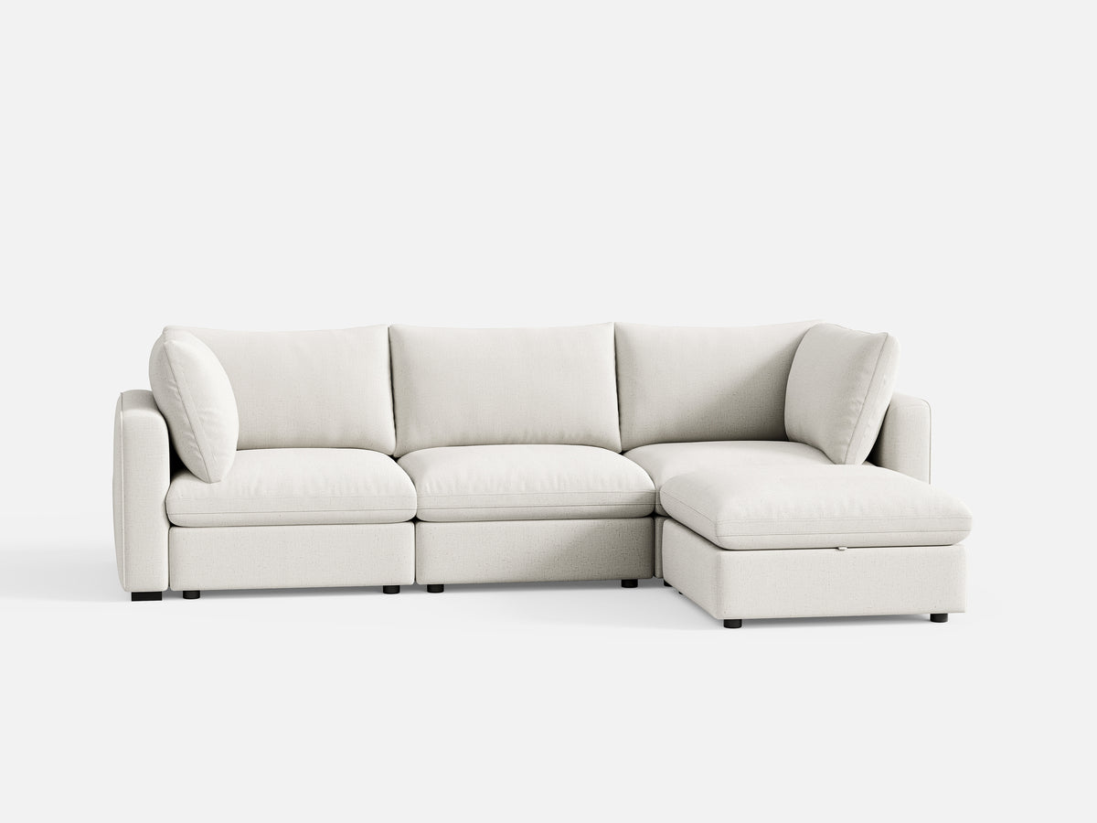 RUBIK V 3 Seats with Ottoman - LINSY HOME