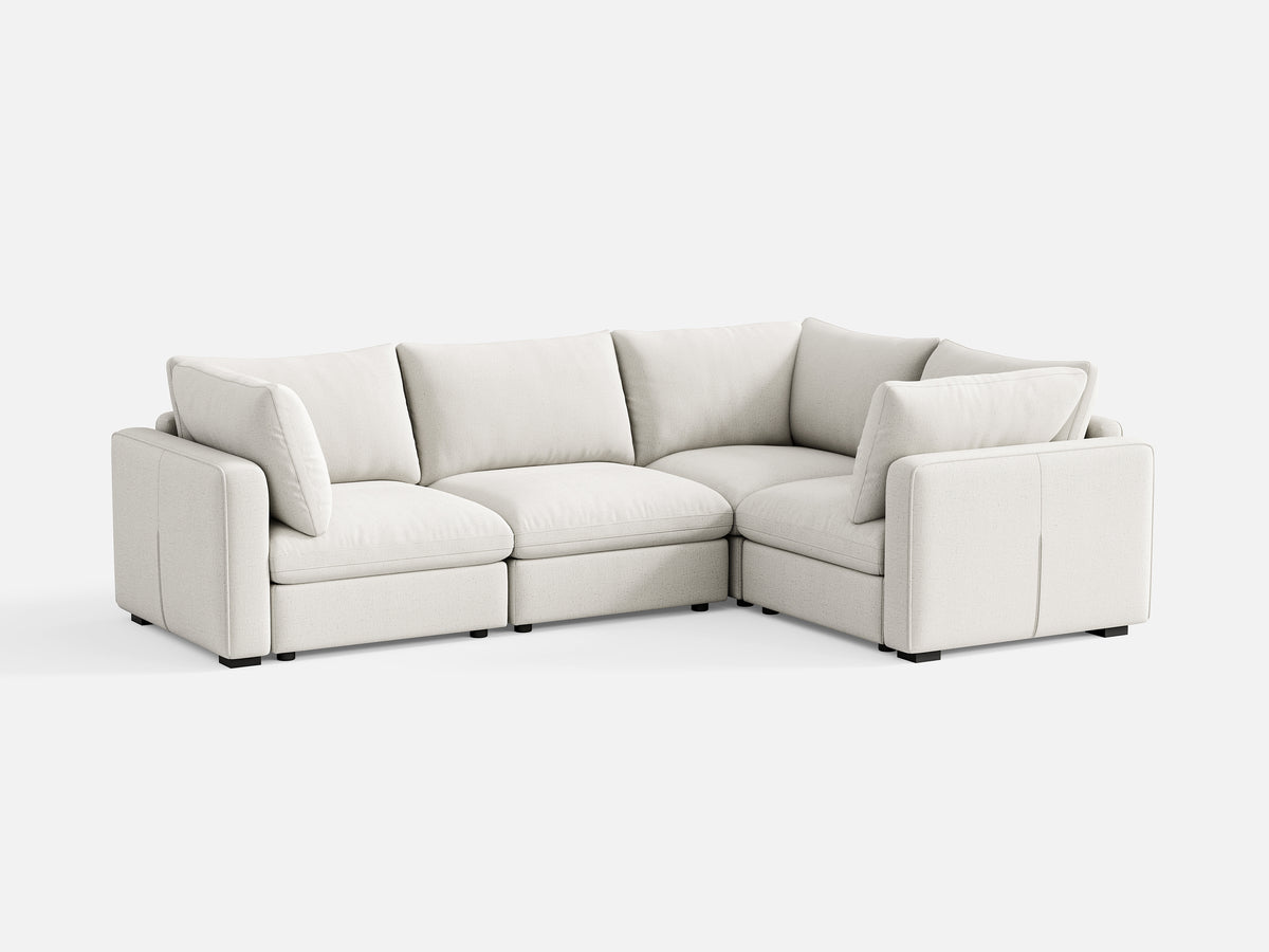 RUBIK V 3 Seats with Corner - LINSY HOME