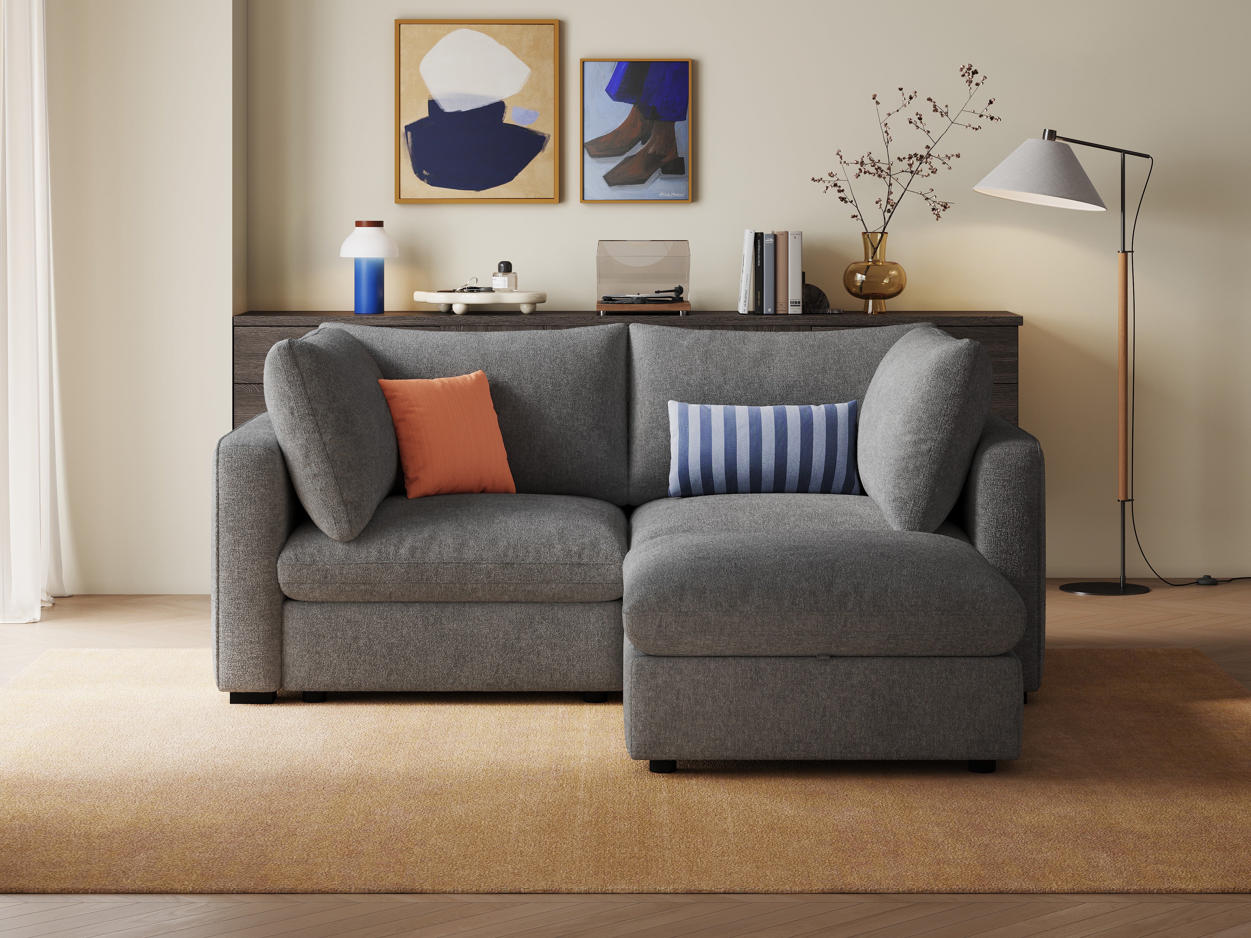 RUBIK V 2 Seats with Ottoman