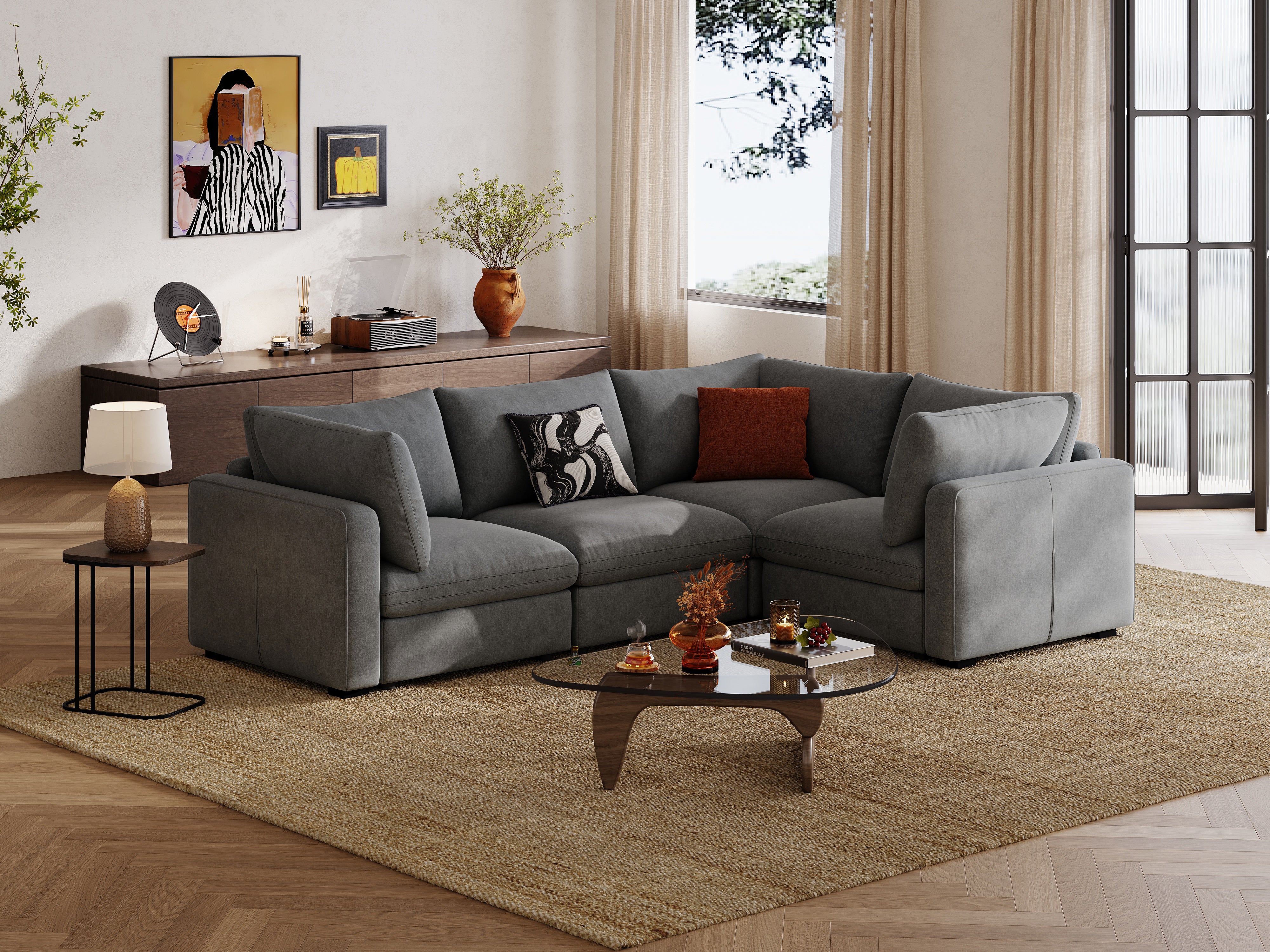 RUBIK V 3 Seats with Corner