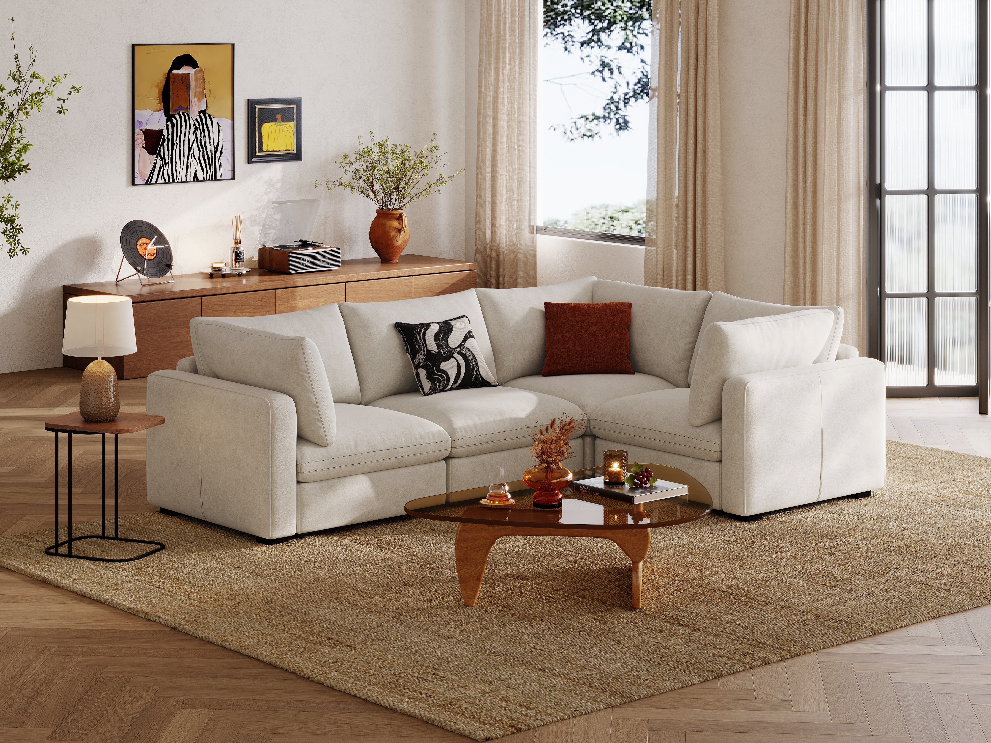 RUBIK V 3 Seats with Corner