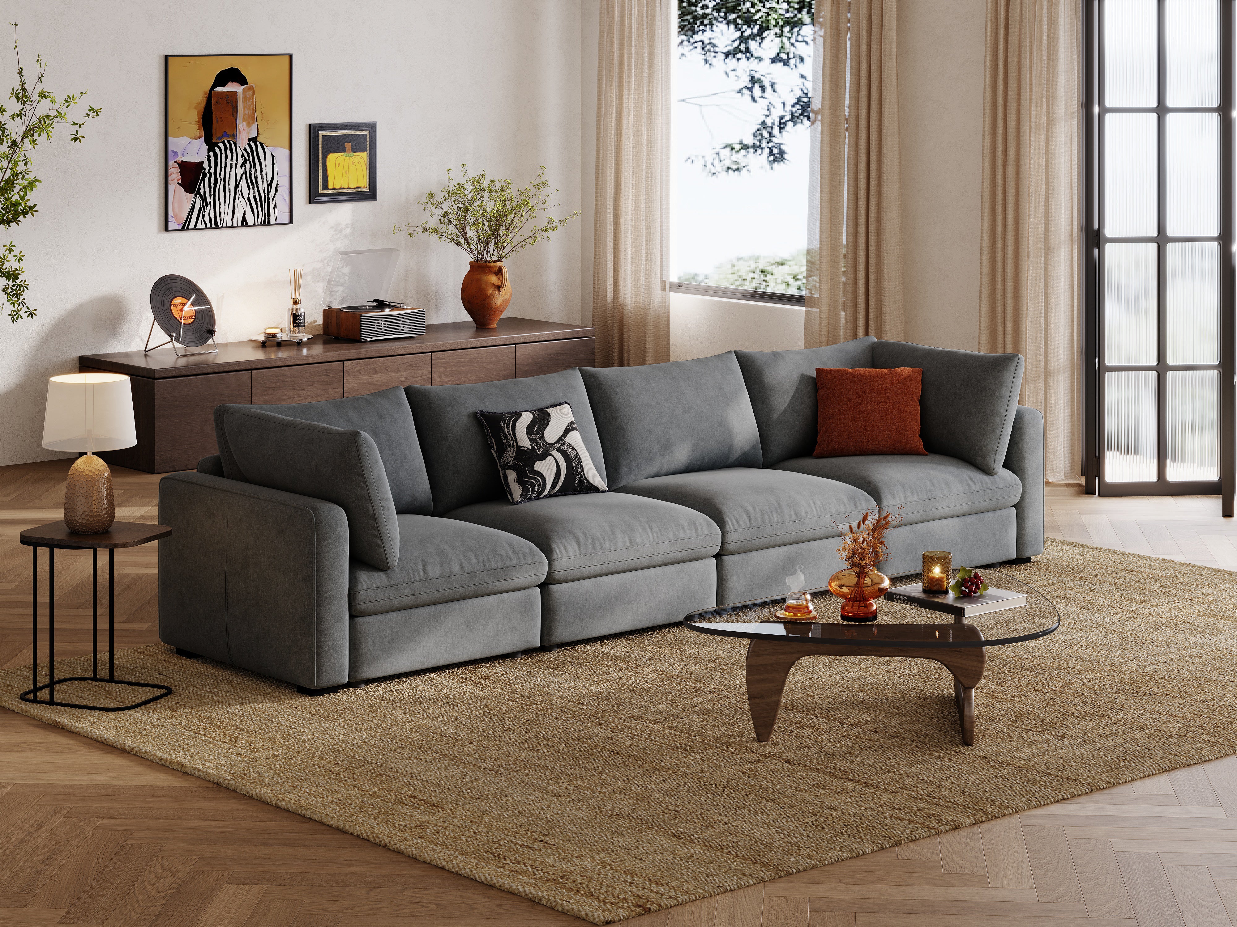 RUBIK V 4 Seats Couch