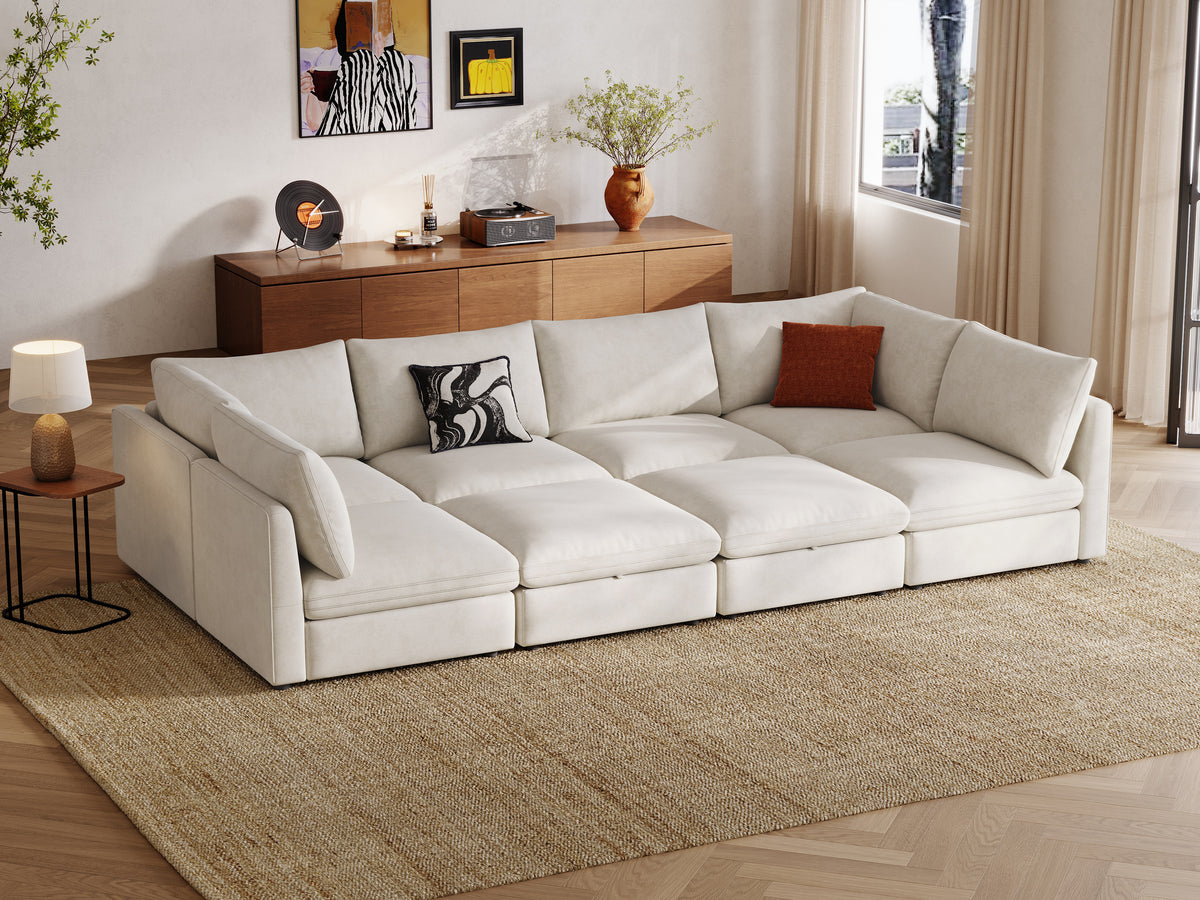 RUBIK V 4 Seats with 2 Corners & 2 Ottoman