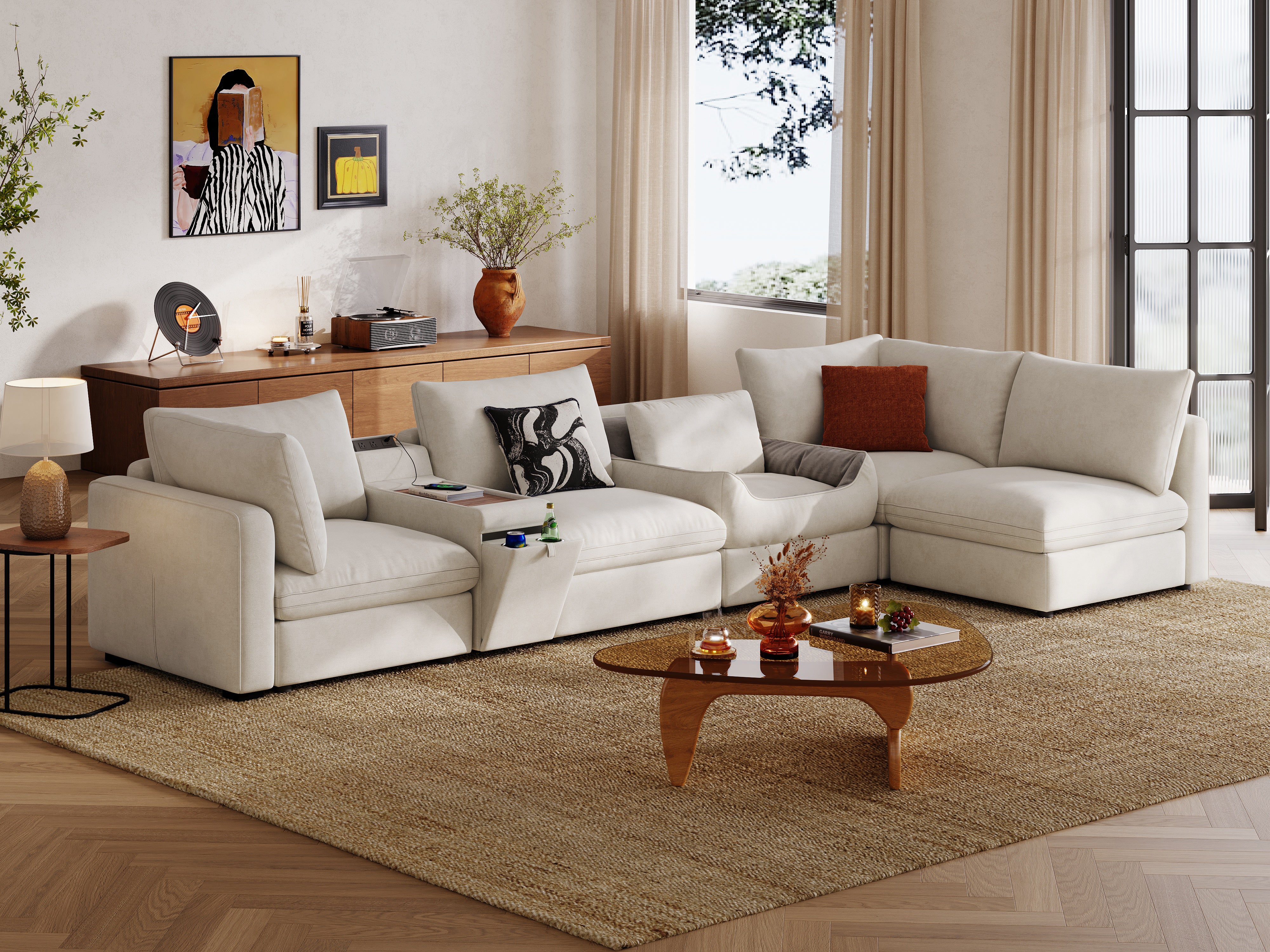 RUBIK V 5 Seats with Console & Pet Bed Module