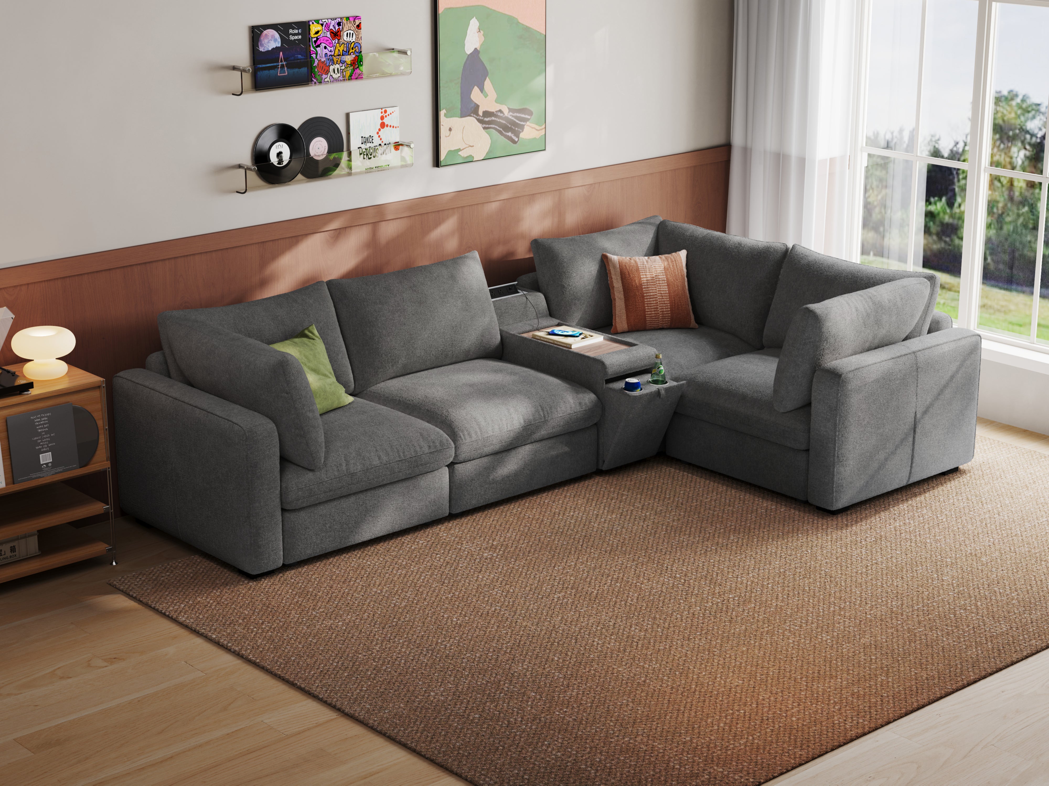 RUBIK V 3 Seats with Corner & Console