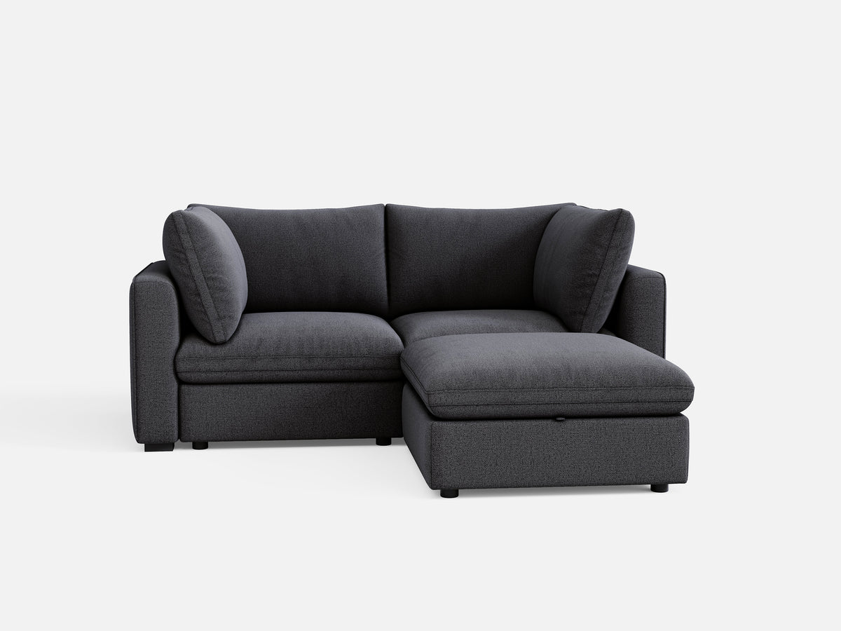 RUBIK V 2 Seats with Ottoman - LINSY HOME