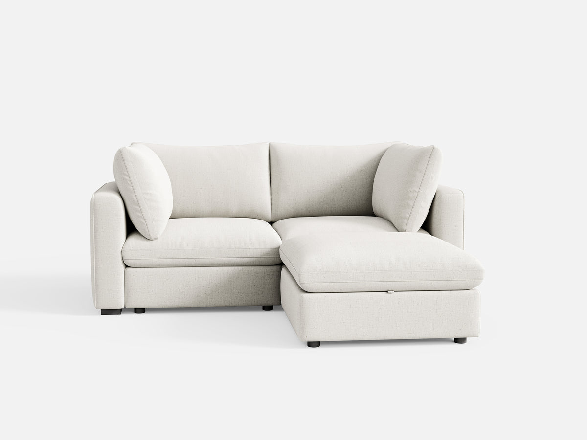 RUBIK V 2 Seats with Ottoman - LINSY HOME