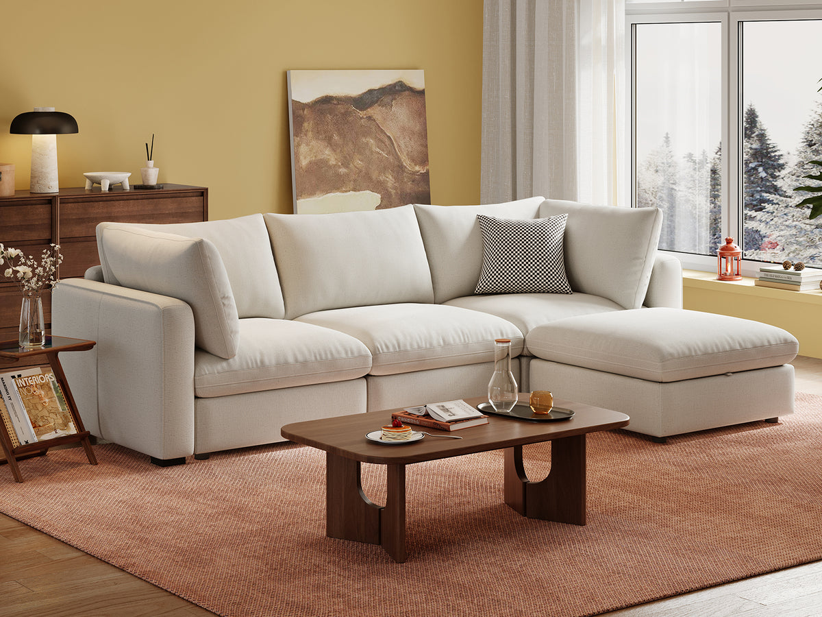 RUBIK V 3 Seats with Ottoman