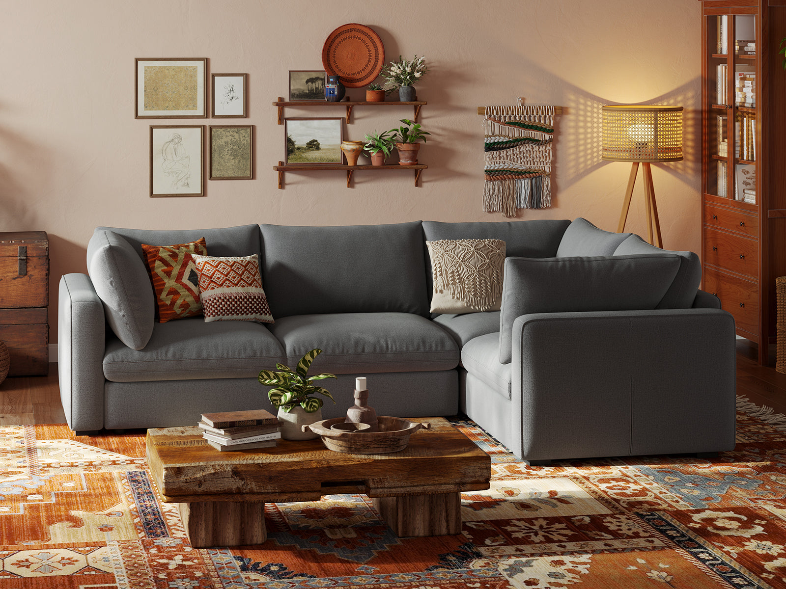 RUBIK V 3 Seats with Corner