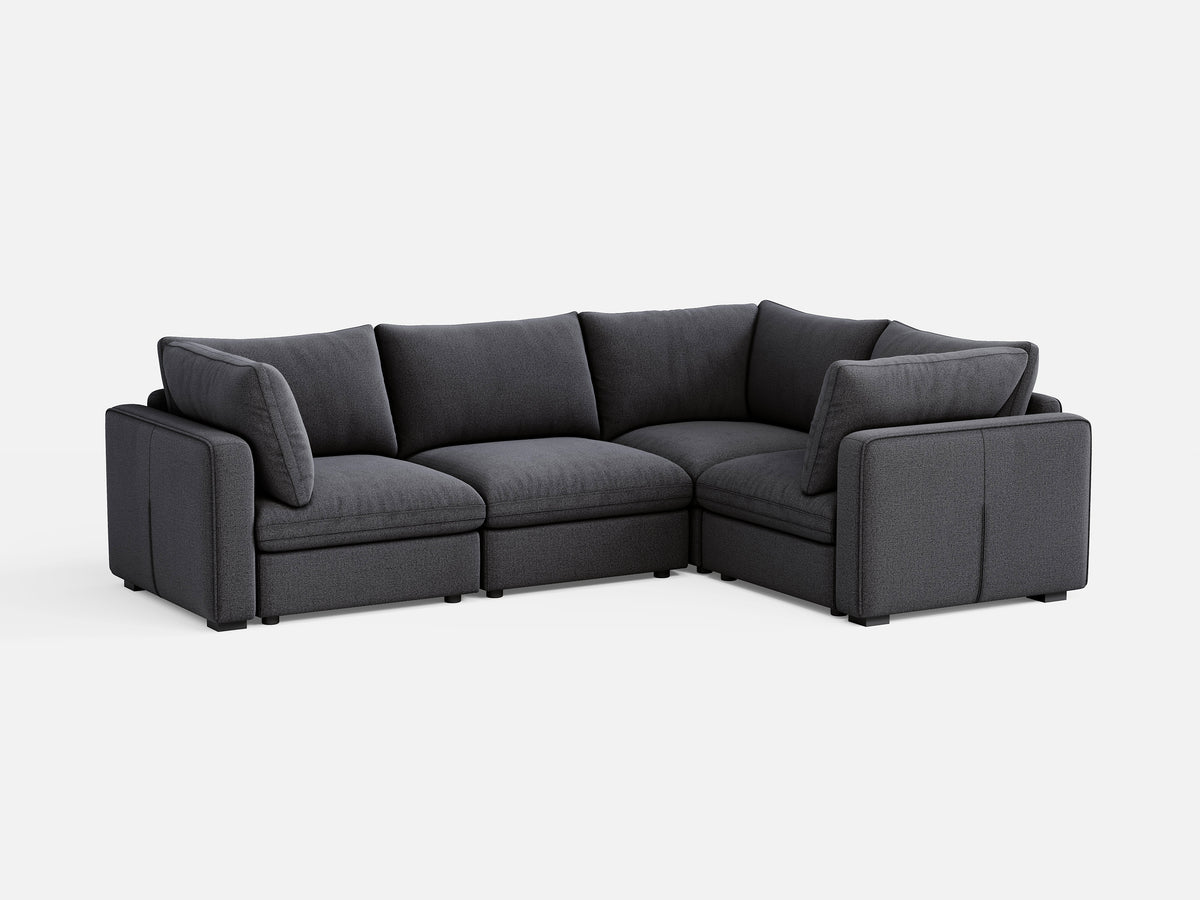 RUBIK V 3 Seats with Corner - LINSY HOME