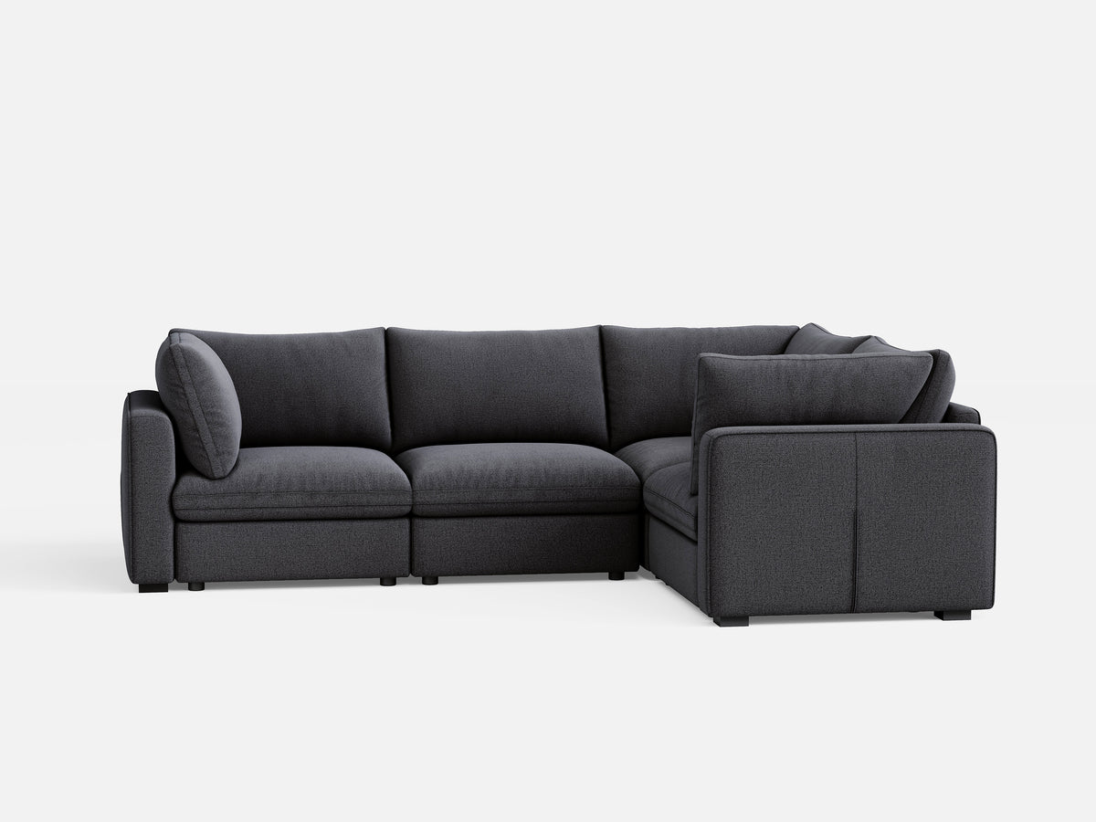 RUBIK V 3 Seats with Corner - LINSY HOME