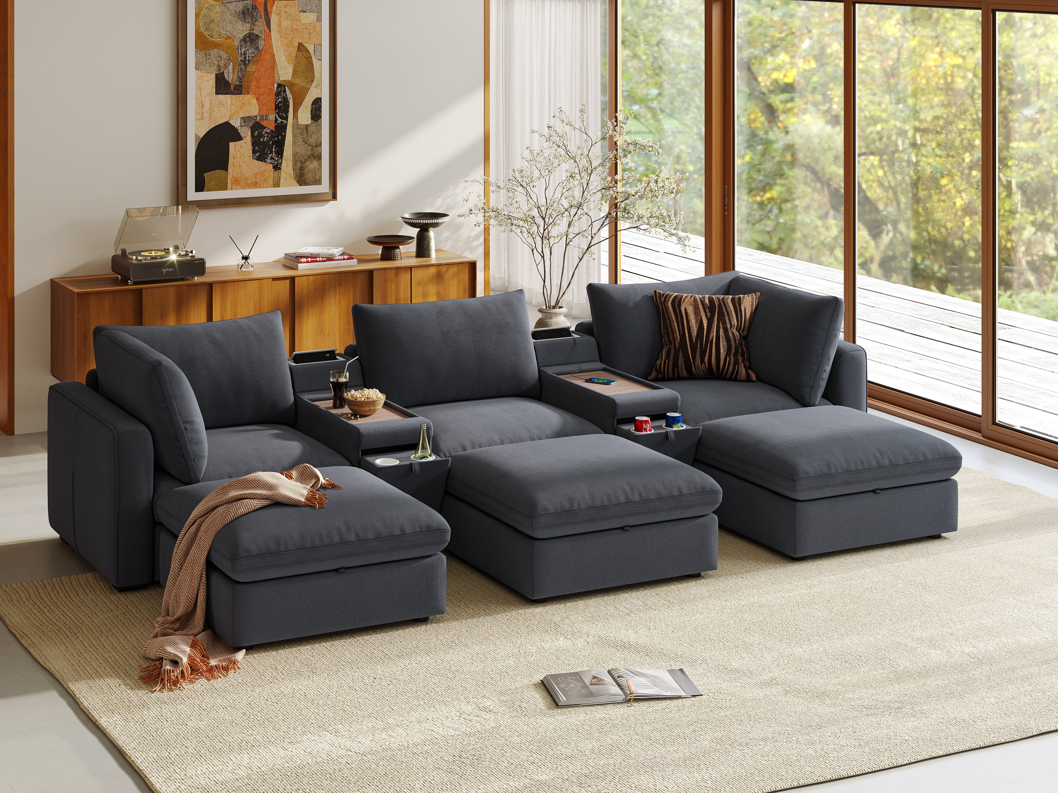 RUBIK V Modular Versatile Console - LINSY HOME