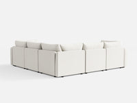 RUBIK V 4 Seats with Corner & Ottoman