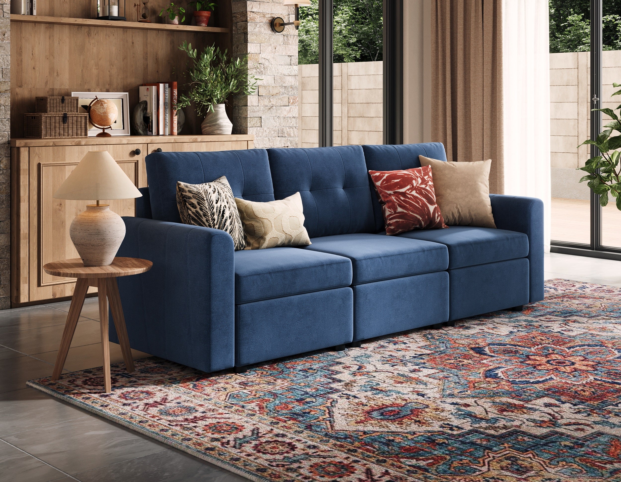 RUBIK III 3 Seats Sofa - LINSY HOME