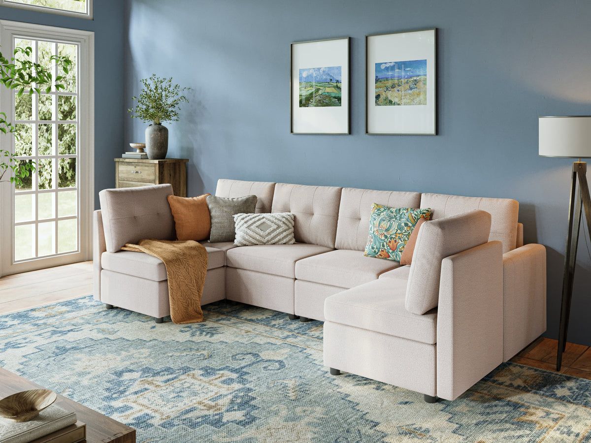RUBIK III 6 Seats Sofa with An Additional Set of Covers - LINSY HOME