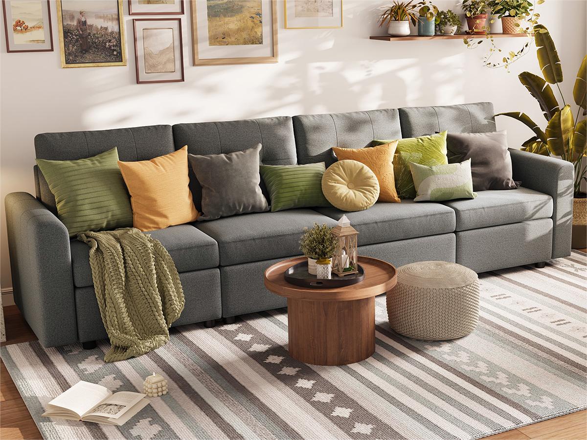 RUBIK III 4 Seats Sofa - LINSY HOME