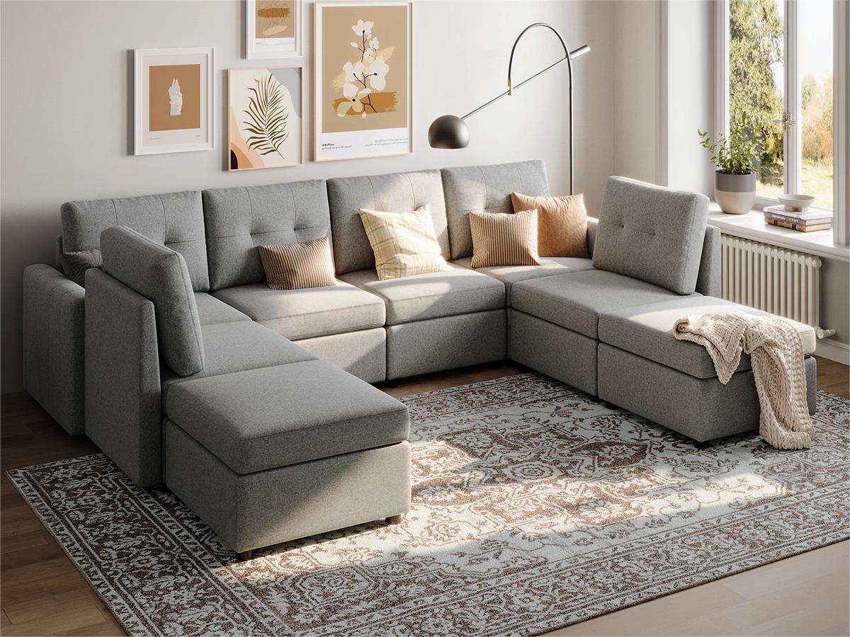 6 seater modular lounge clearance