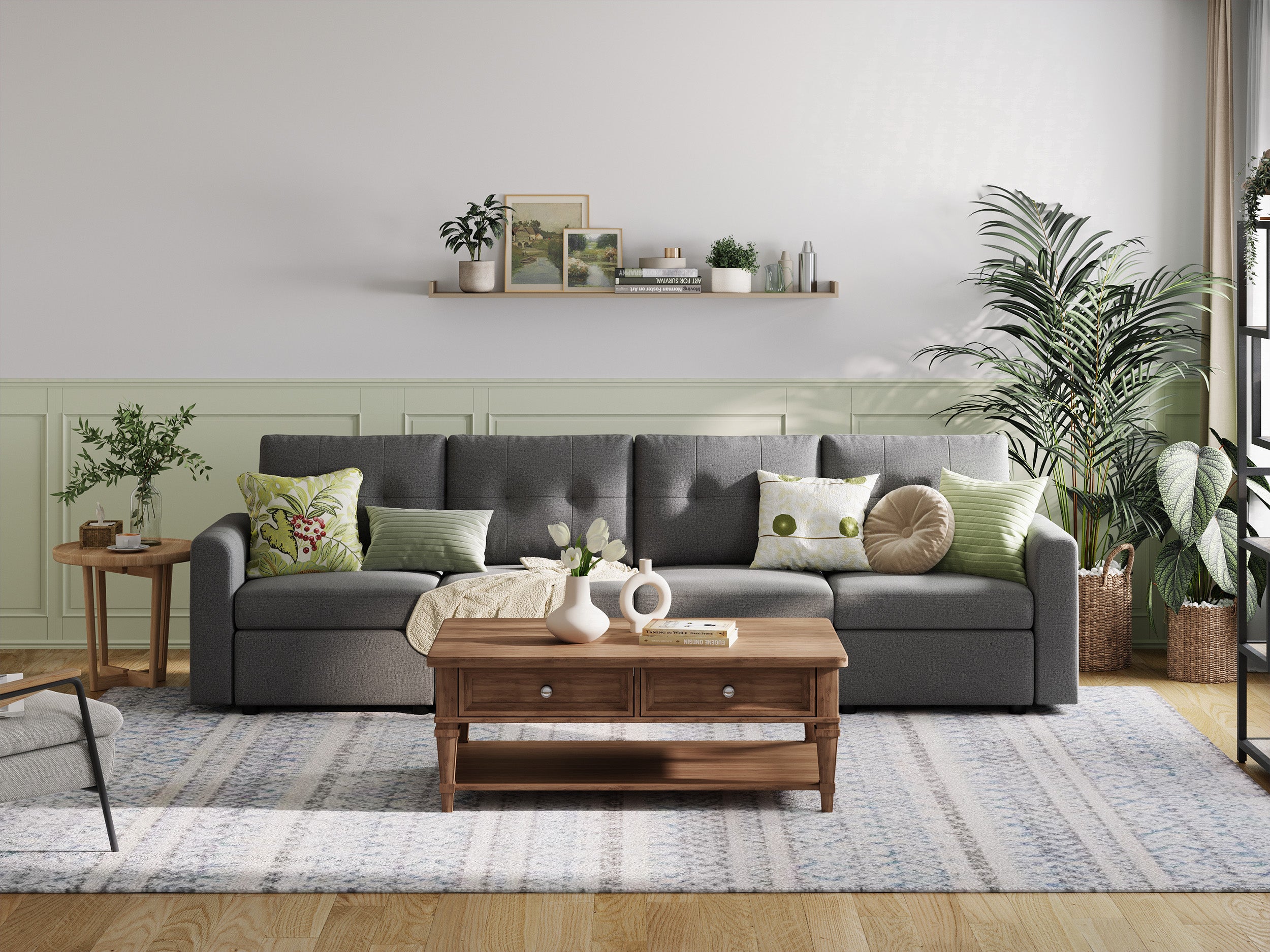 RUBIK III 4 Seats Sofa - LINSY HOME