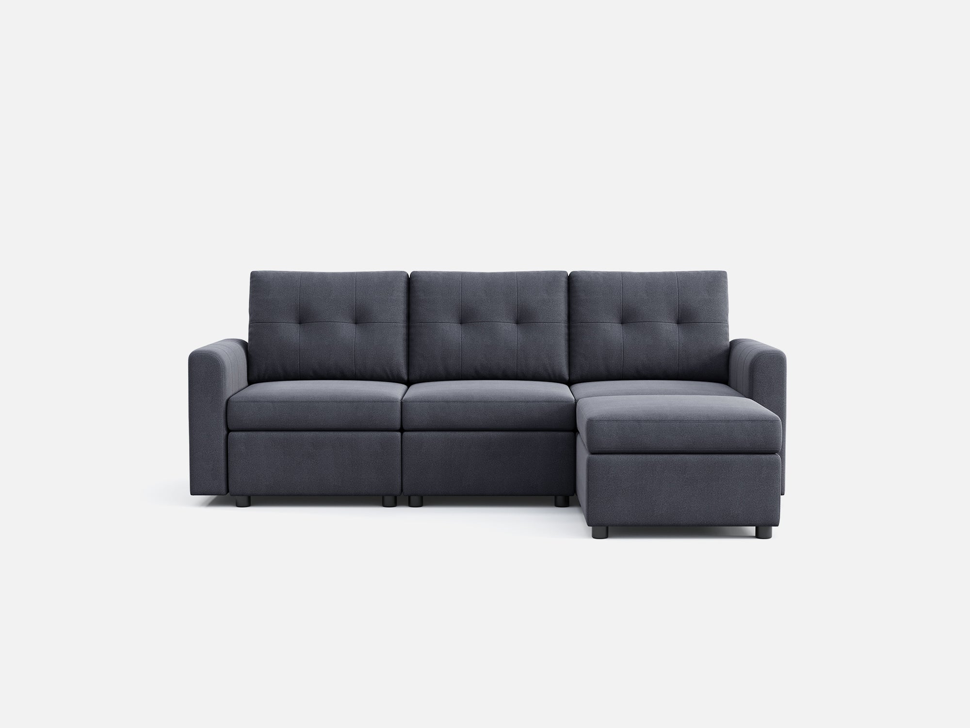 RUBIK III 3 Seats with Ottoman - LINSY HOME