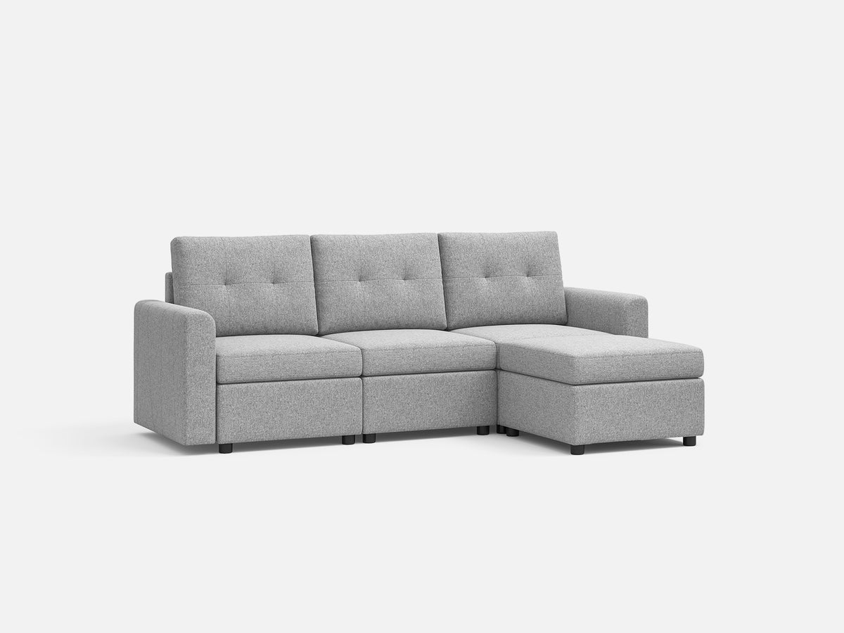 RUBIK III 3 Seats with Ottoman - LINSY HOME