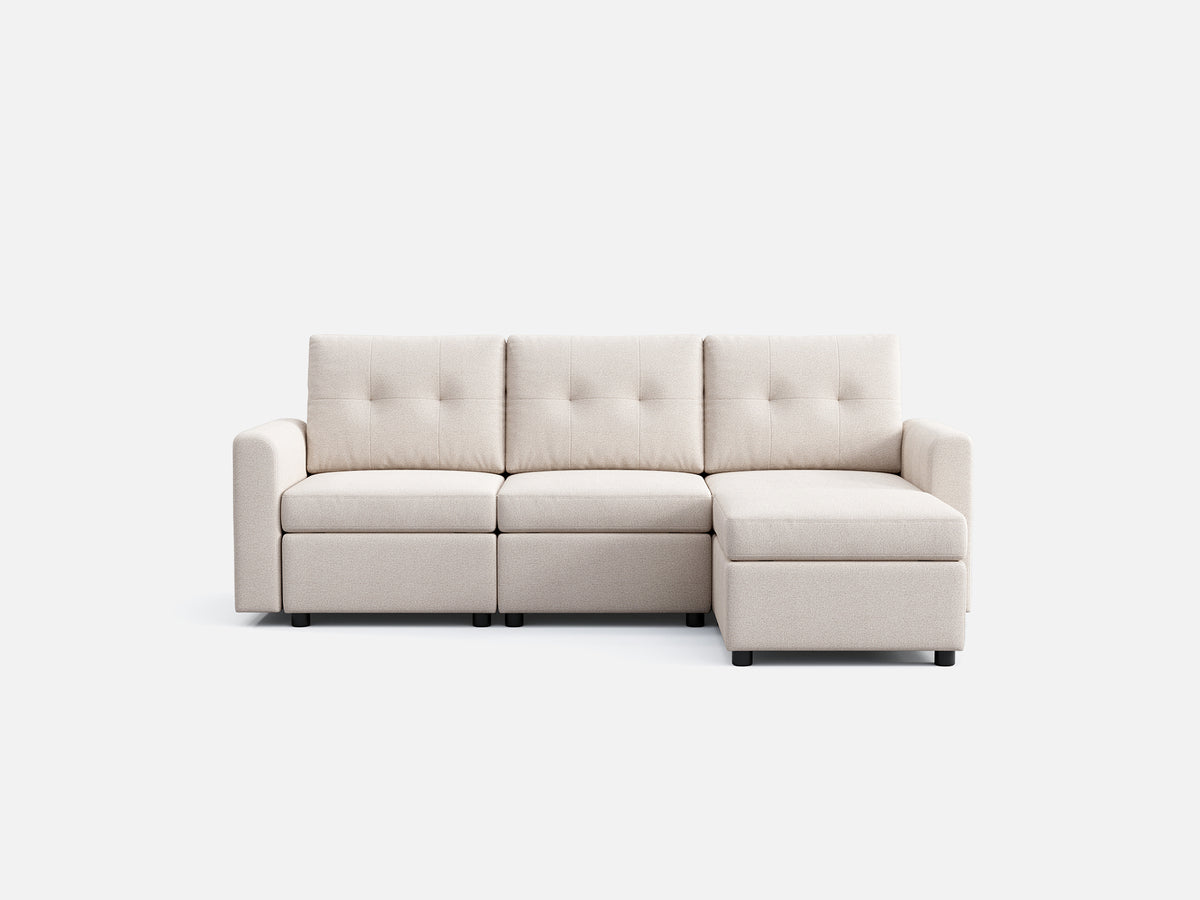 RUBIK III 3 Seats with Ottoman - LINSY HOME