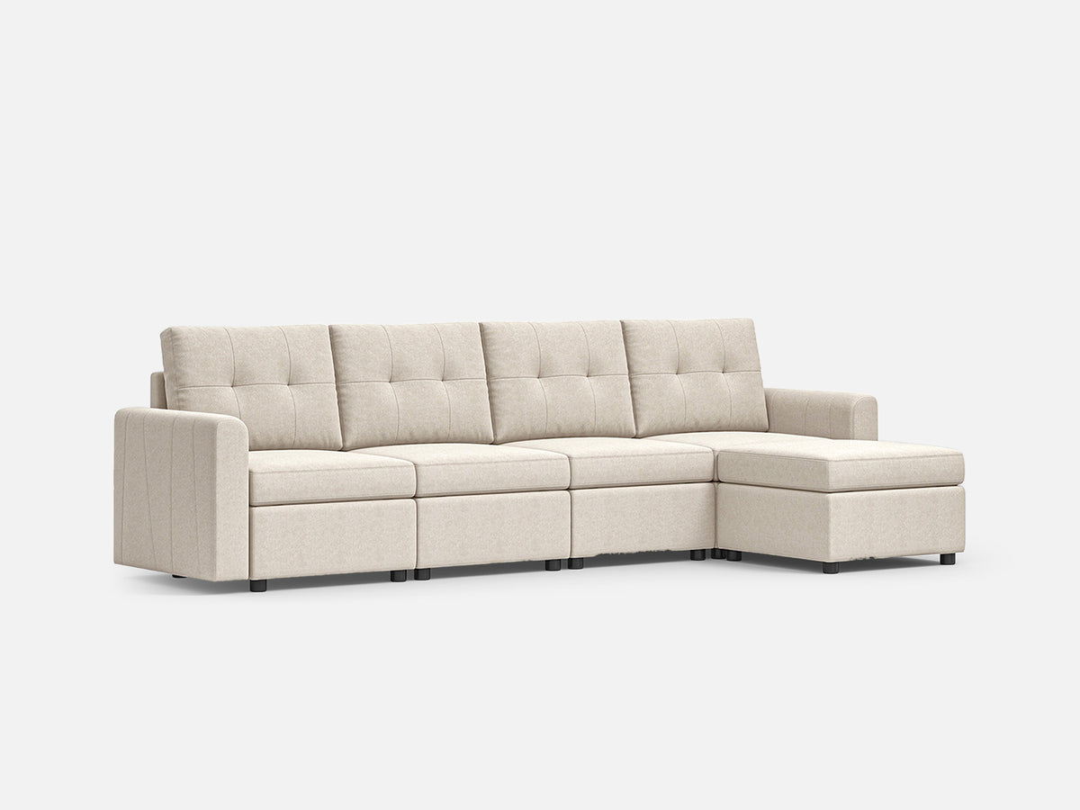 RUBIK III 4 Seats with Ottoman - LINSY HOME