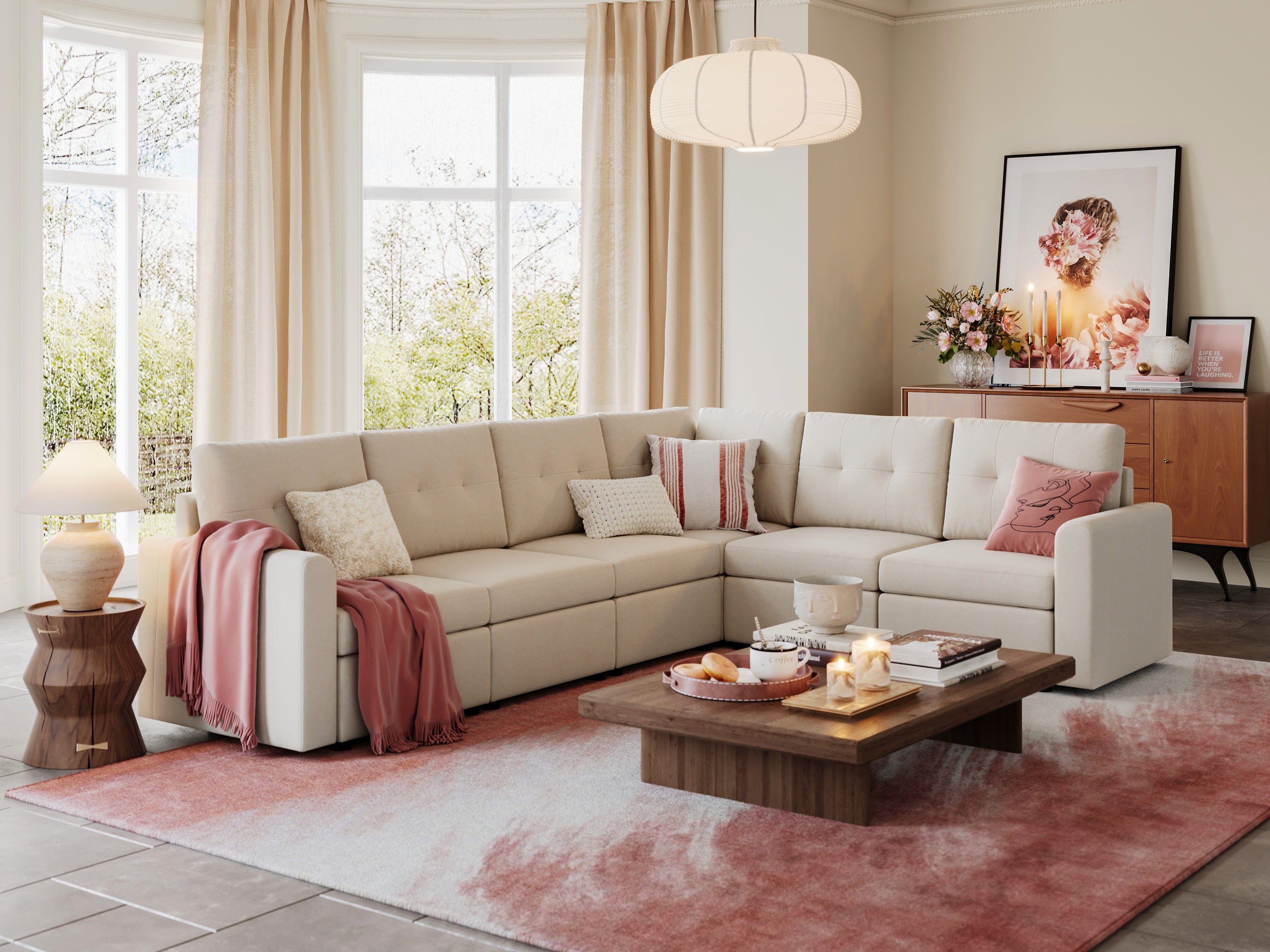 RUBIK III 6 Seats Sofa - LINSY HOME