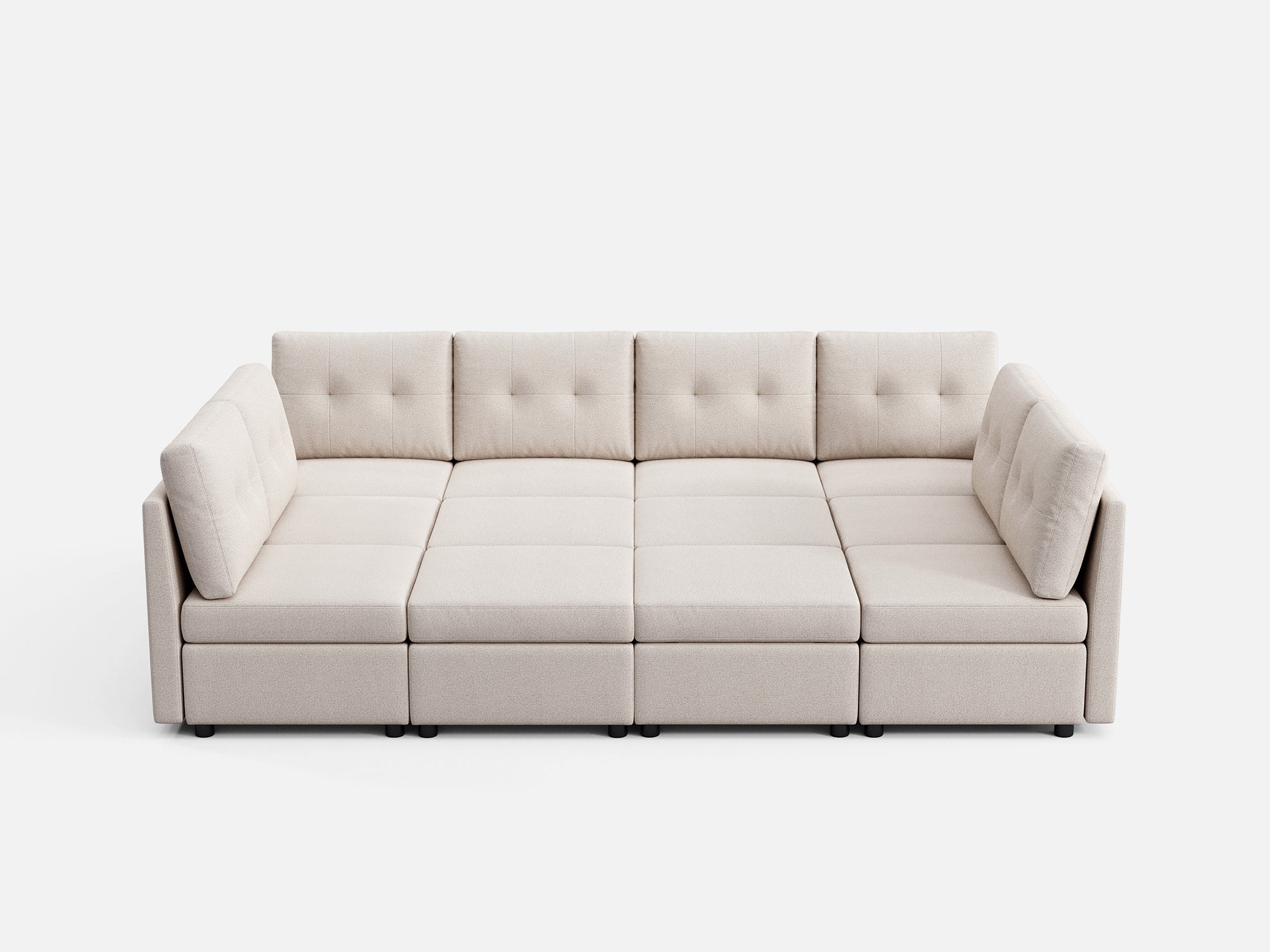RUBIK III 8 Seats with 4 Ottomans and An Additional Set of Covers - LINSY HOME