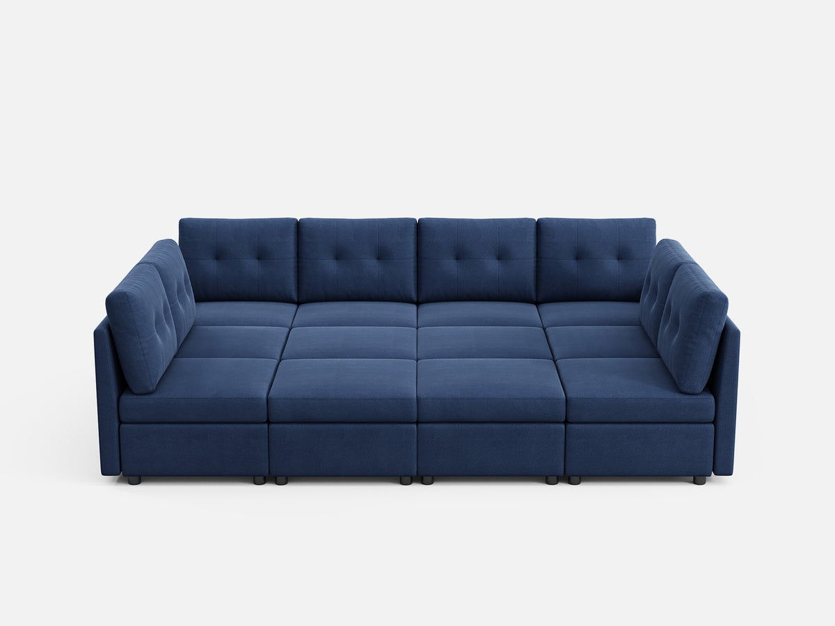 RUBIK III 8 Seats with 4 Ottomans and An Additional Set of Covers - LINSY HOME