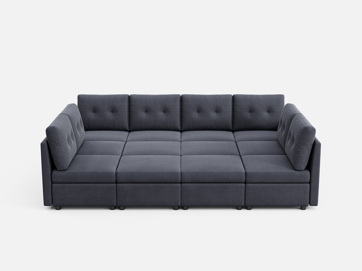 RUBIK III 8 Seats with 4 Ottomans and An Additional Set of Covers - LINSY HOME