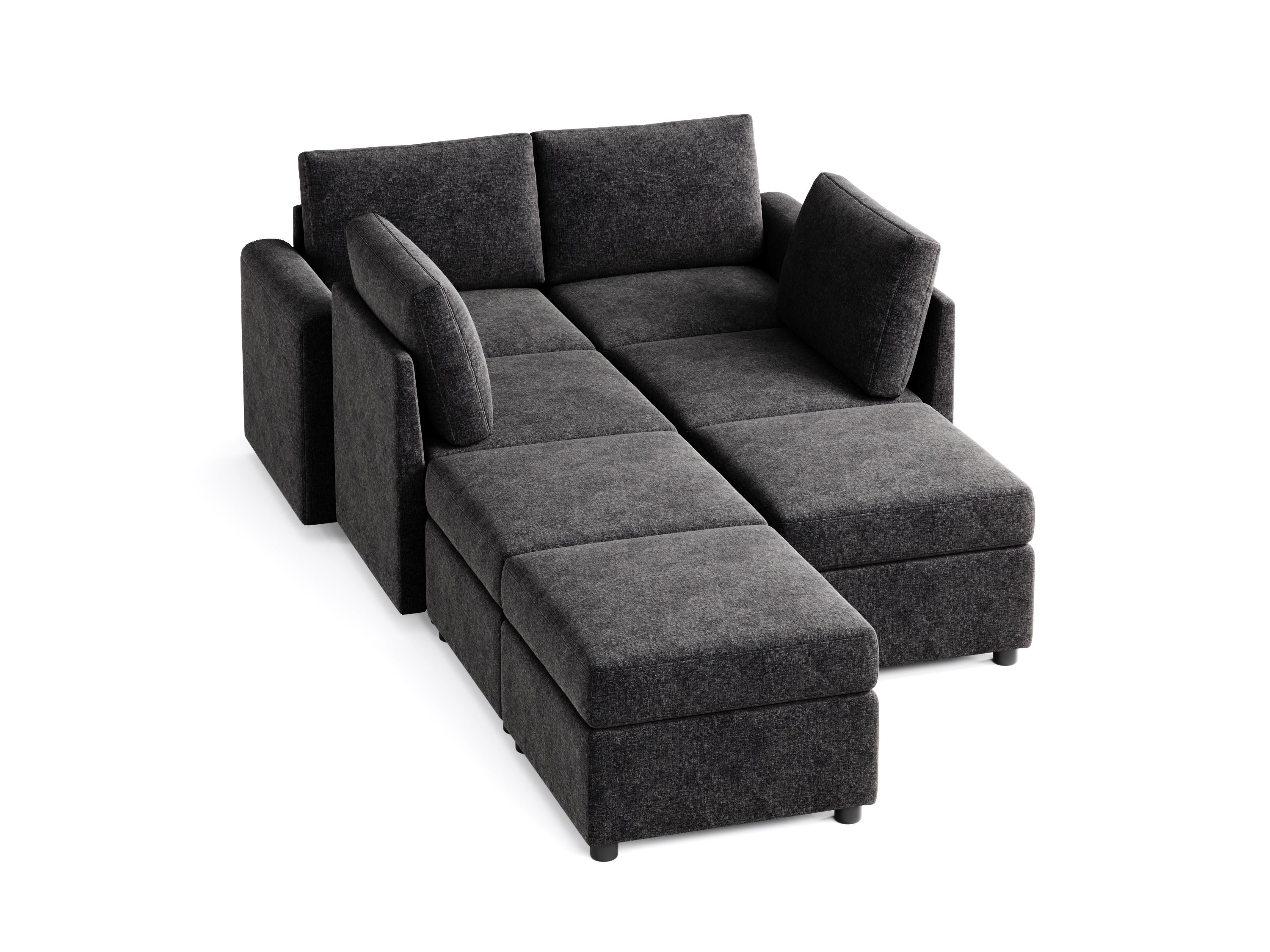 RUBIK I  4 Seats with 3 Ottomans