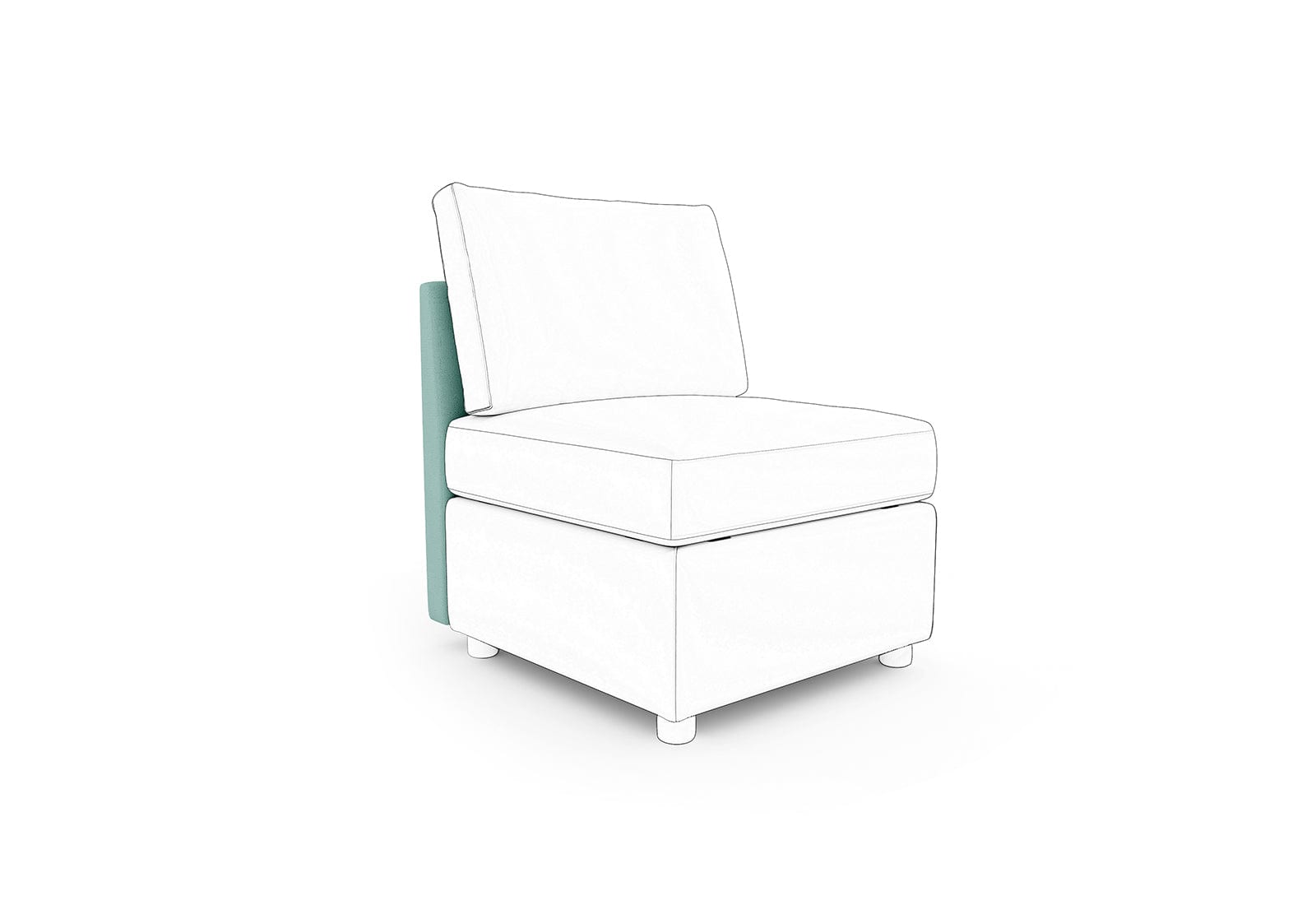RUBIK I  Backrest & Headrest & Seat & Ottoman & Armrest