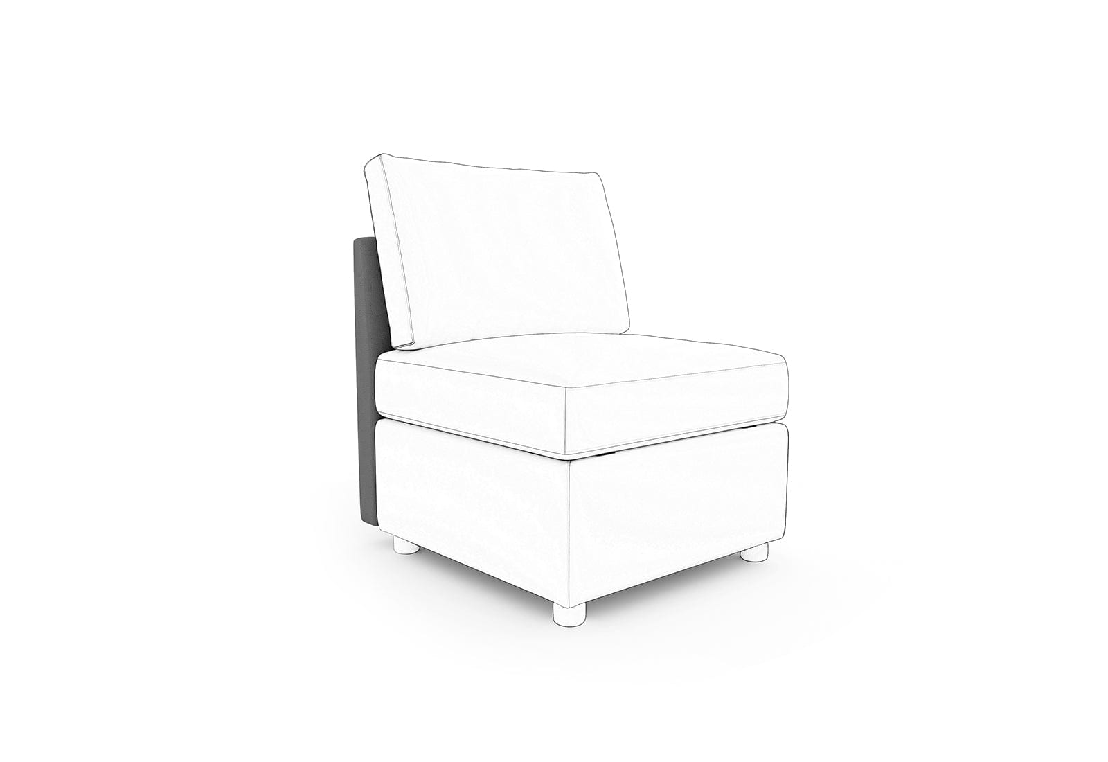 RUBIK I  Backrest & Headrest & Seat & Ottoman & Armrest