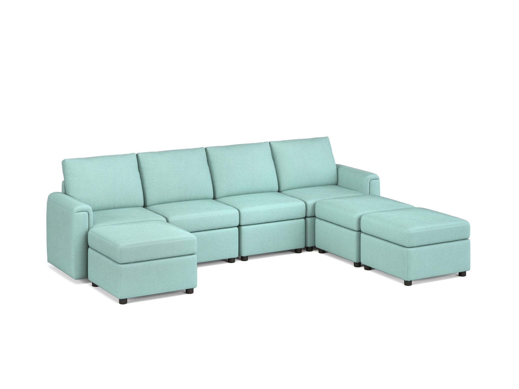 RUBIK I  4 Seats with 3 Ottomans