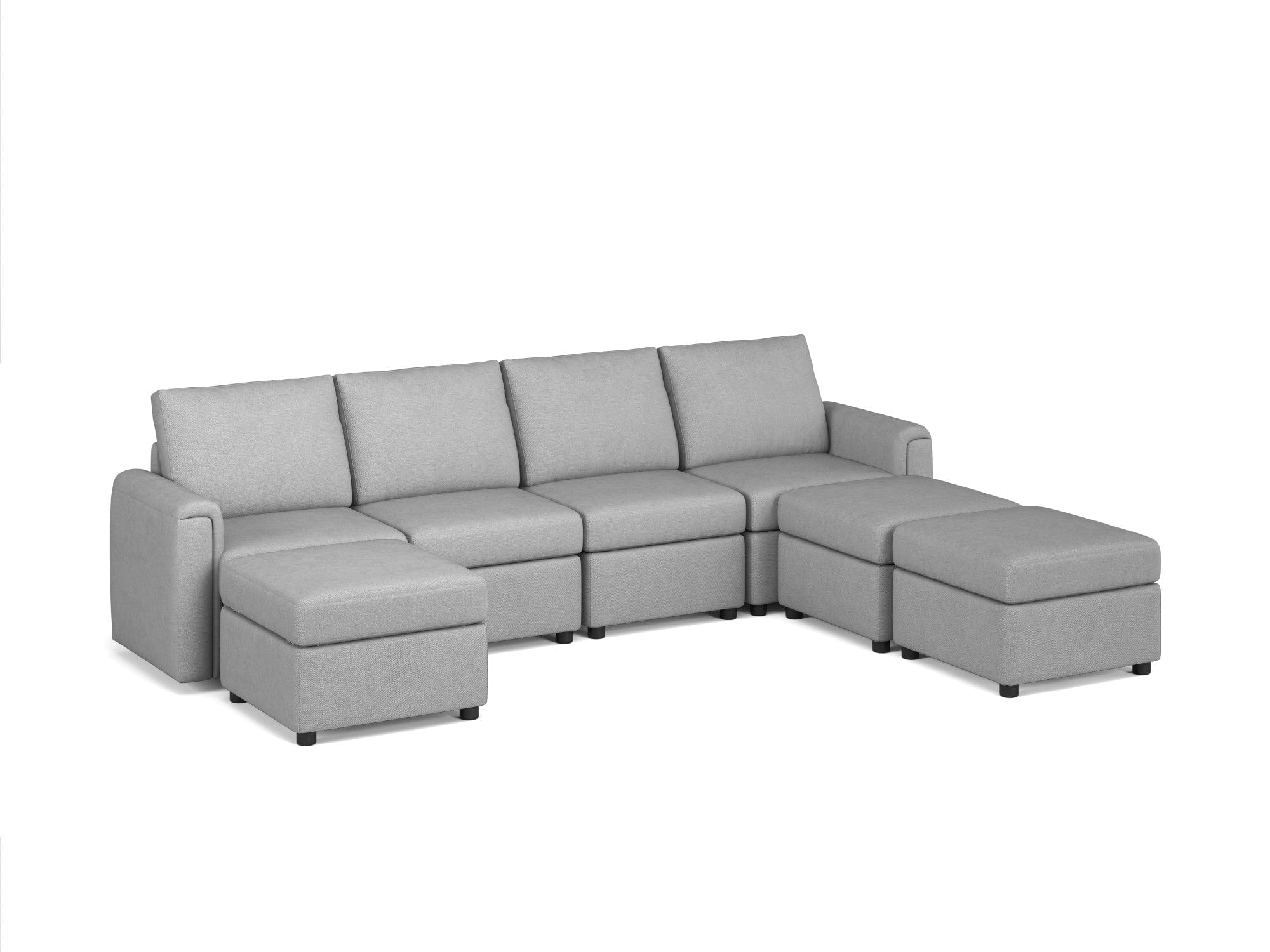 RUBIK I  4 Seats with 3 Ottomans
