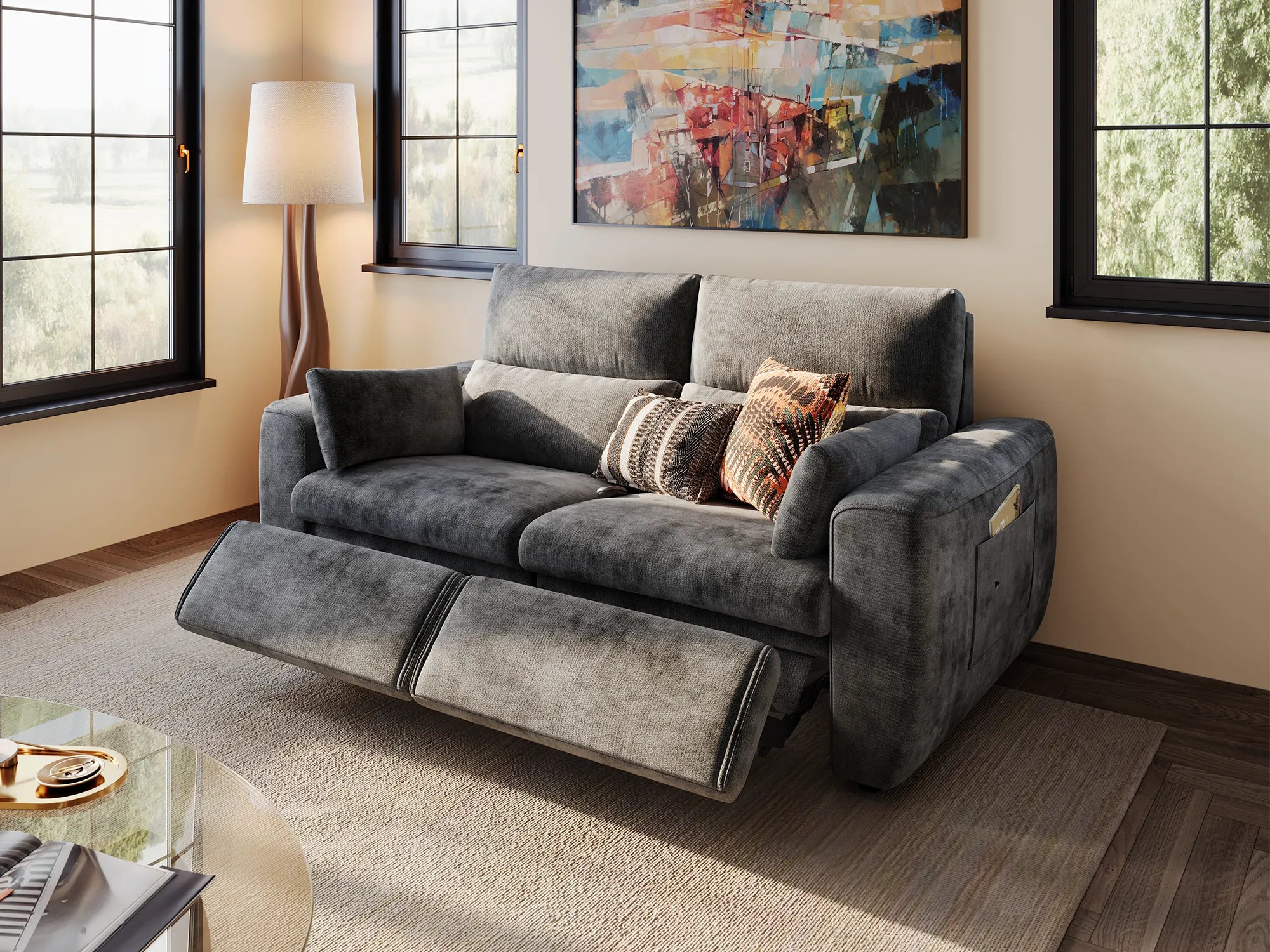 DRIFT 2-Seat Power Reclining Modular Sofa