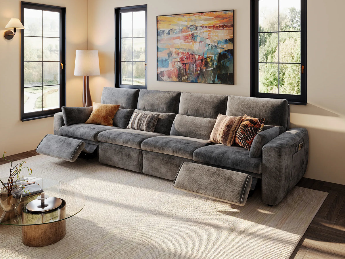 DRIFT 4-Seat Power Reclining Modular Couch