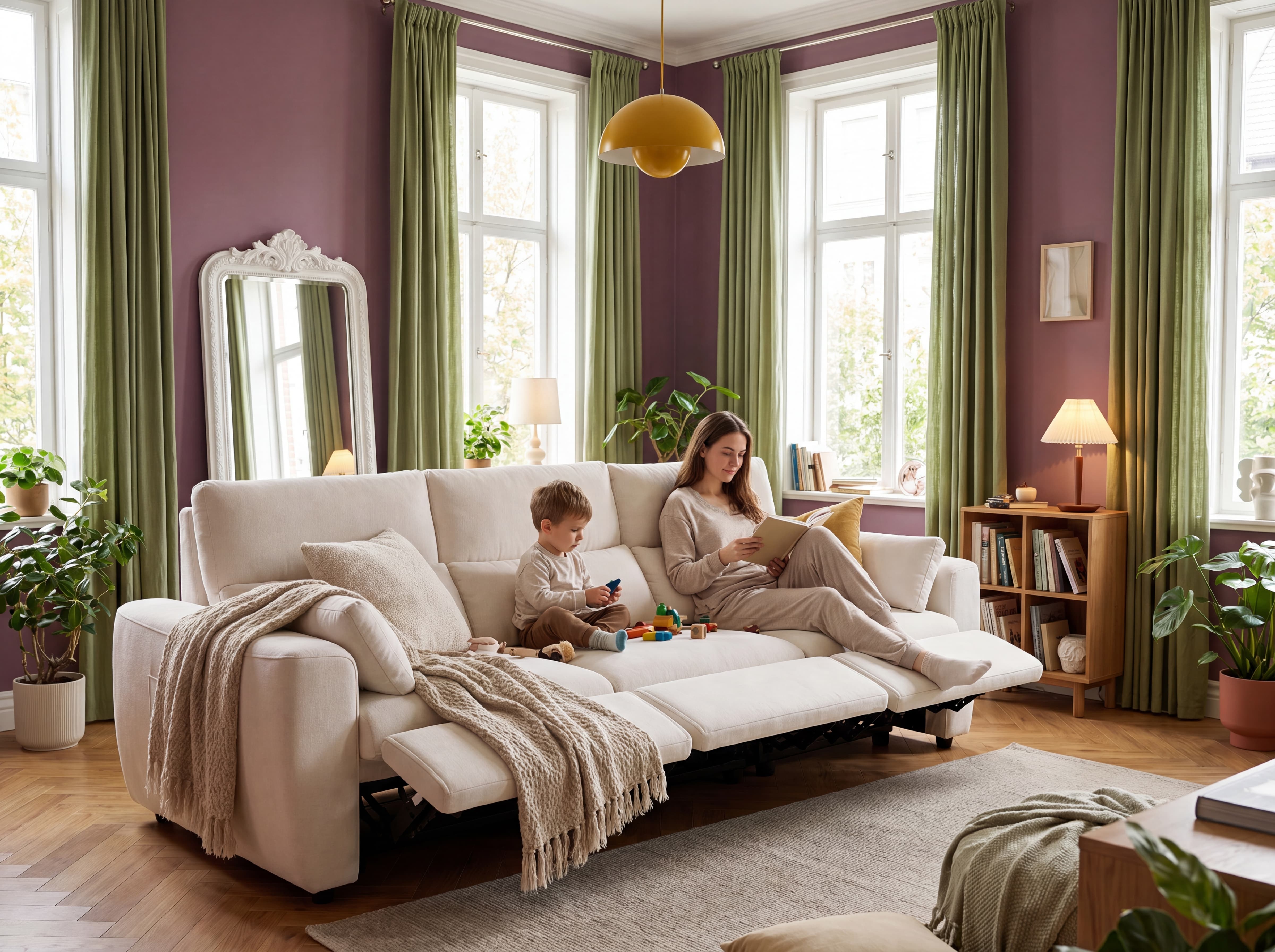 DRIFT 4-Seat Power Reclining Modular Couch