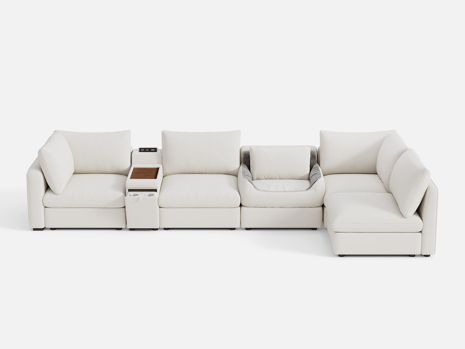 RUBIK V 5 Seats with Console & Pet Bed Module