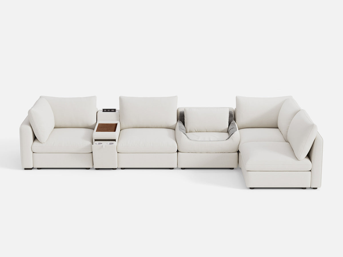 RUBIK V 5 Seats with Console & Pet Bed Module