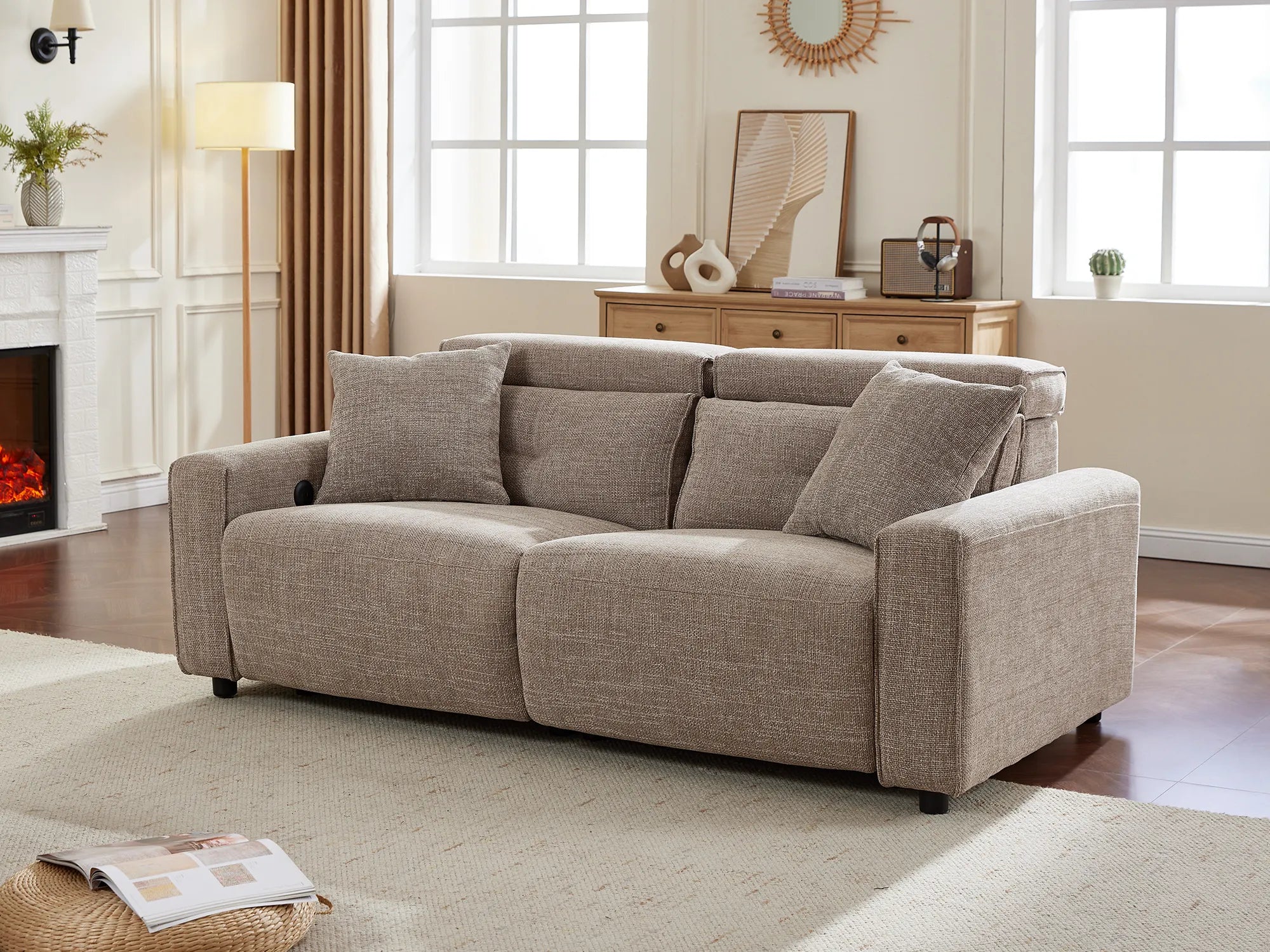FLOAT 2-Seat Power Reclining Modular Sofa