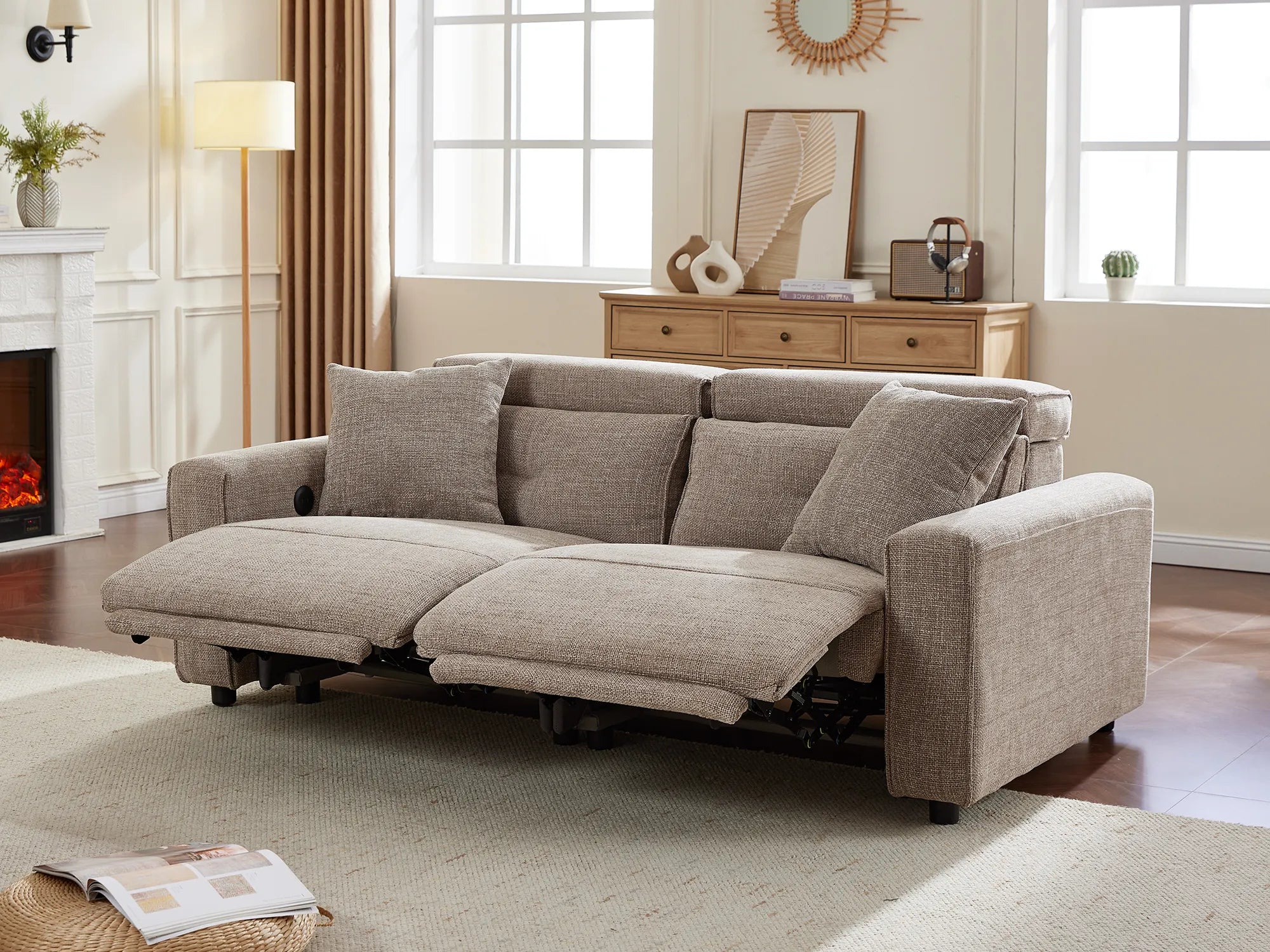FLOAT 2-Seat Power Reclining Modular Sofa