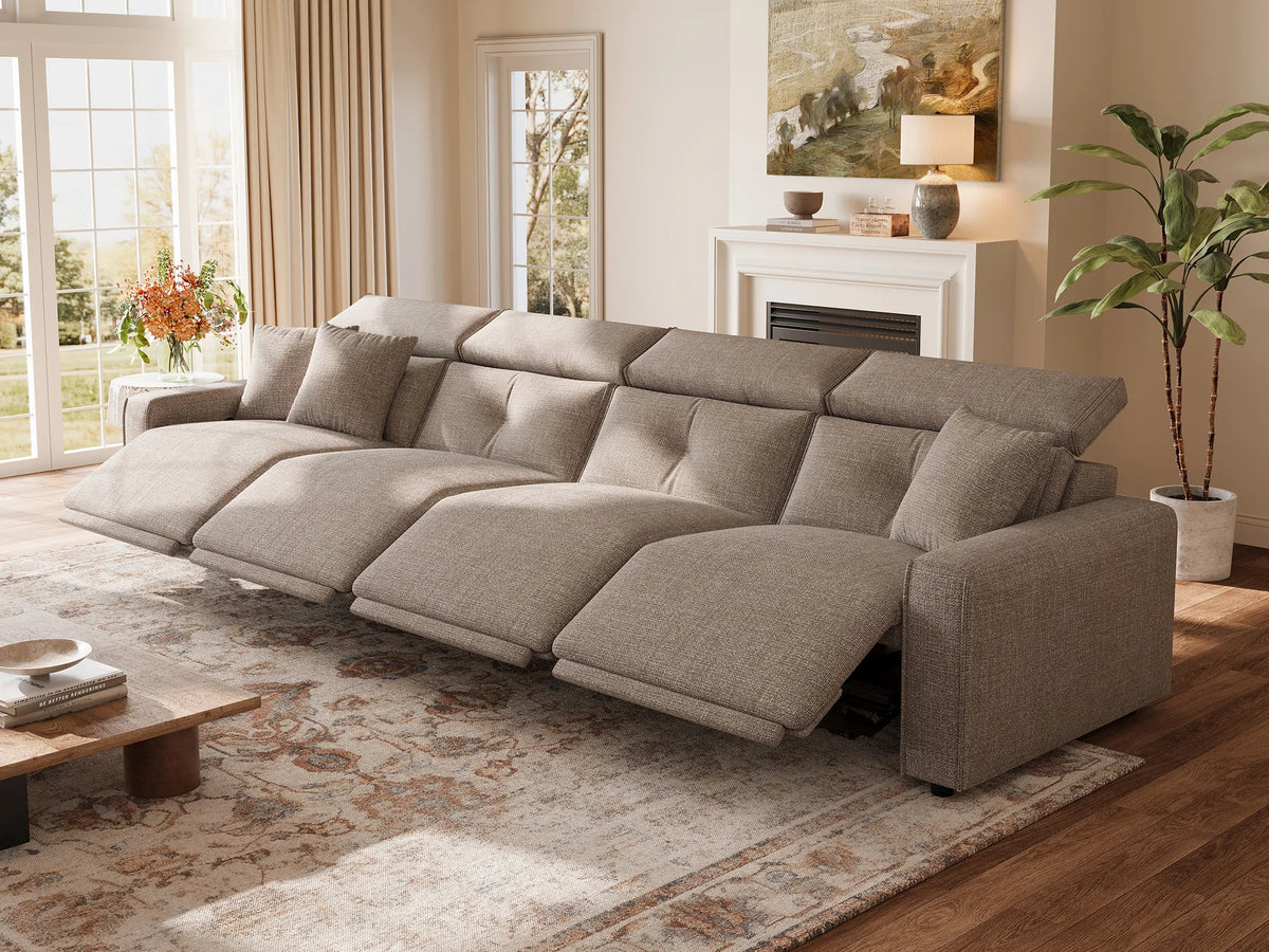 FLOAT 4-Seat Power Reclining Modular Couch