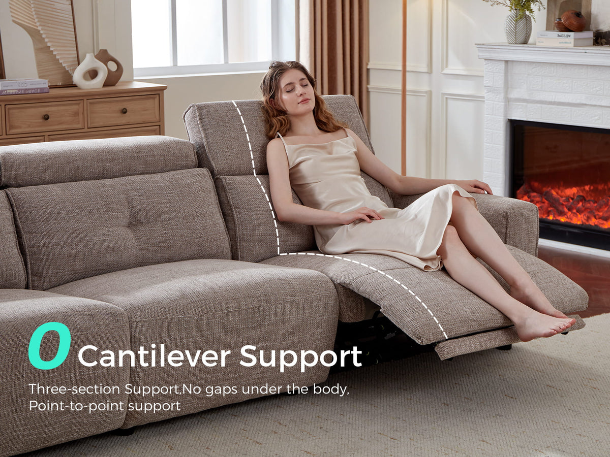 FLOAT 3-Seat Power Reclining Modular Couch
