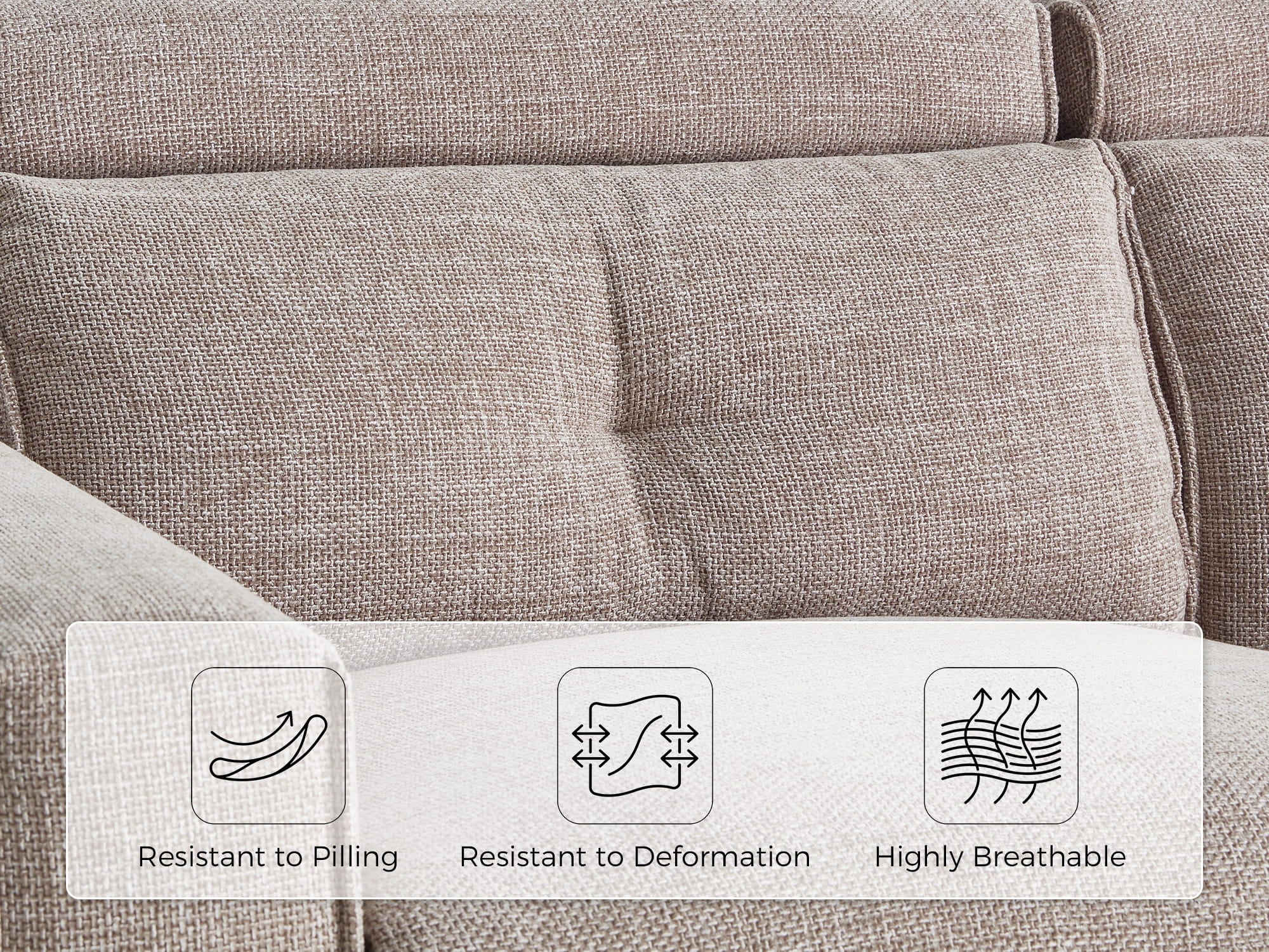 FLOAT 4-Seat Power Reclining Modular Sofa