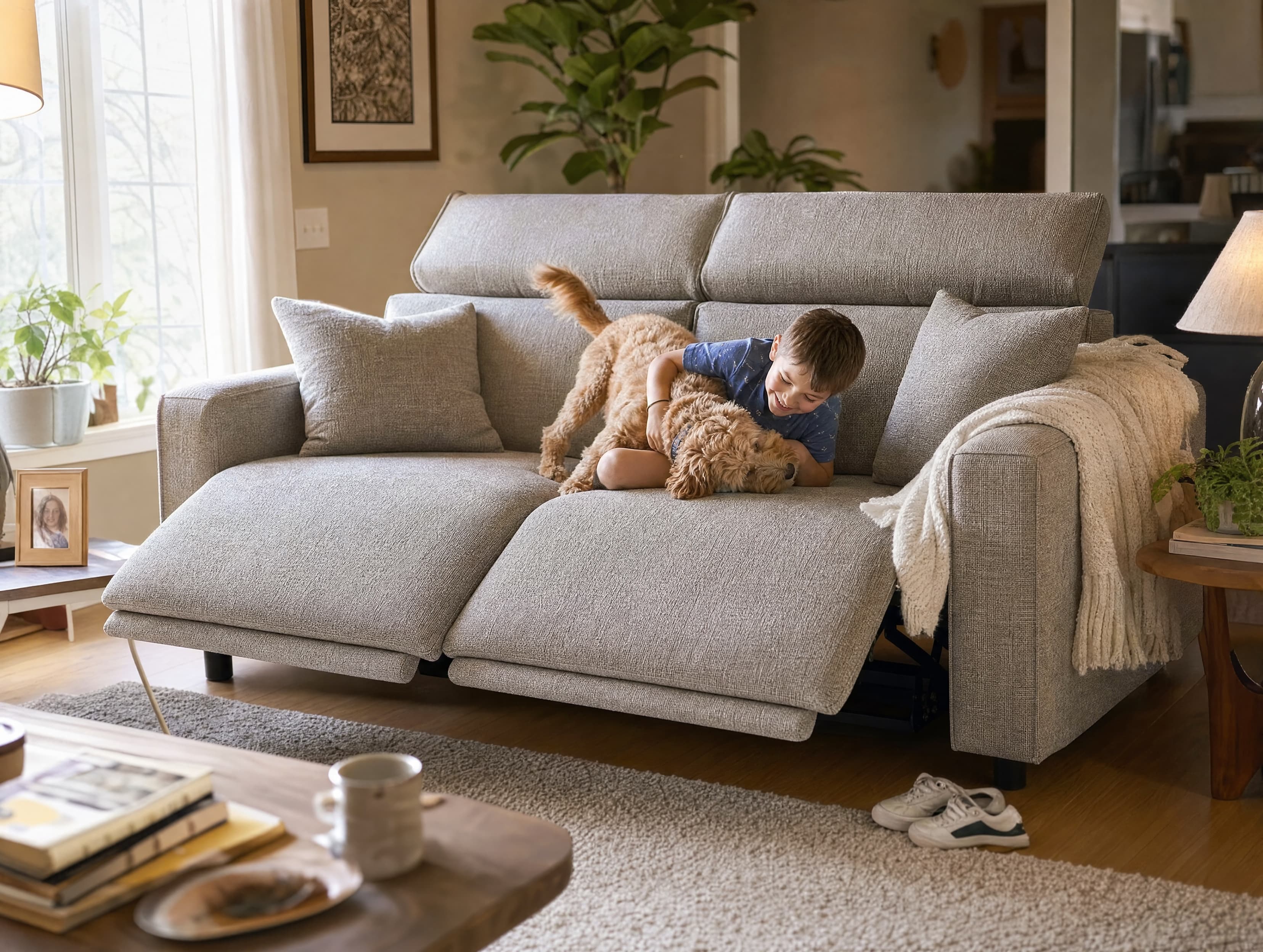 FLOAT 2-Seat Power Reclining Modular Couch