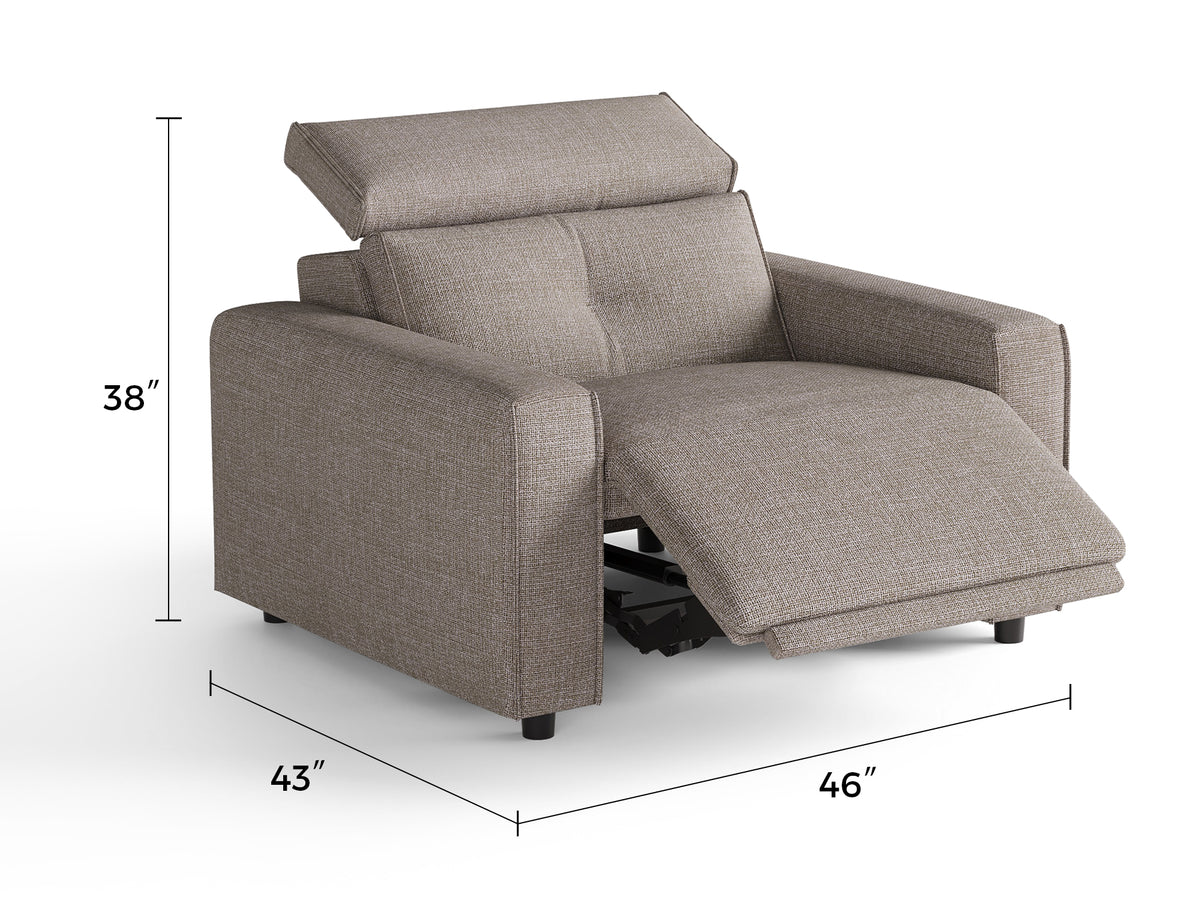 FLOAT Power Reclining Modular Couch
