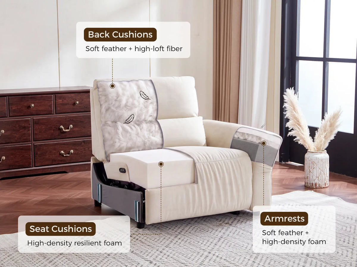 HAVEN 3-Seat Power Reclining Modular Couch